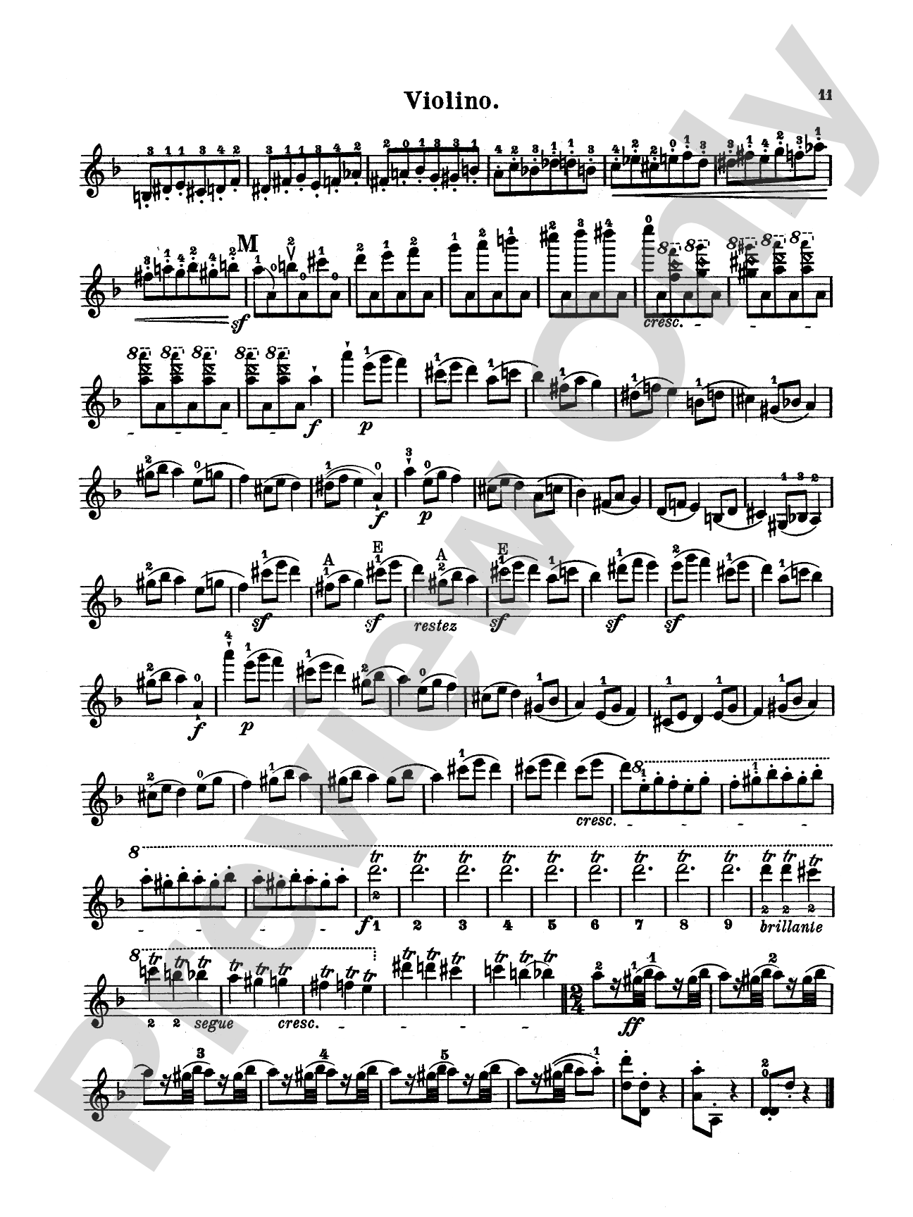 Tchaikovsky: Violin Concerto No. 4 in D Minor, Op. 31: Violin Book