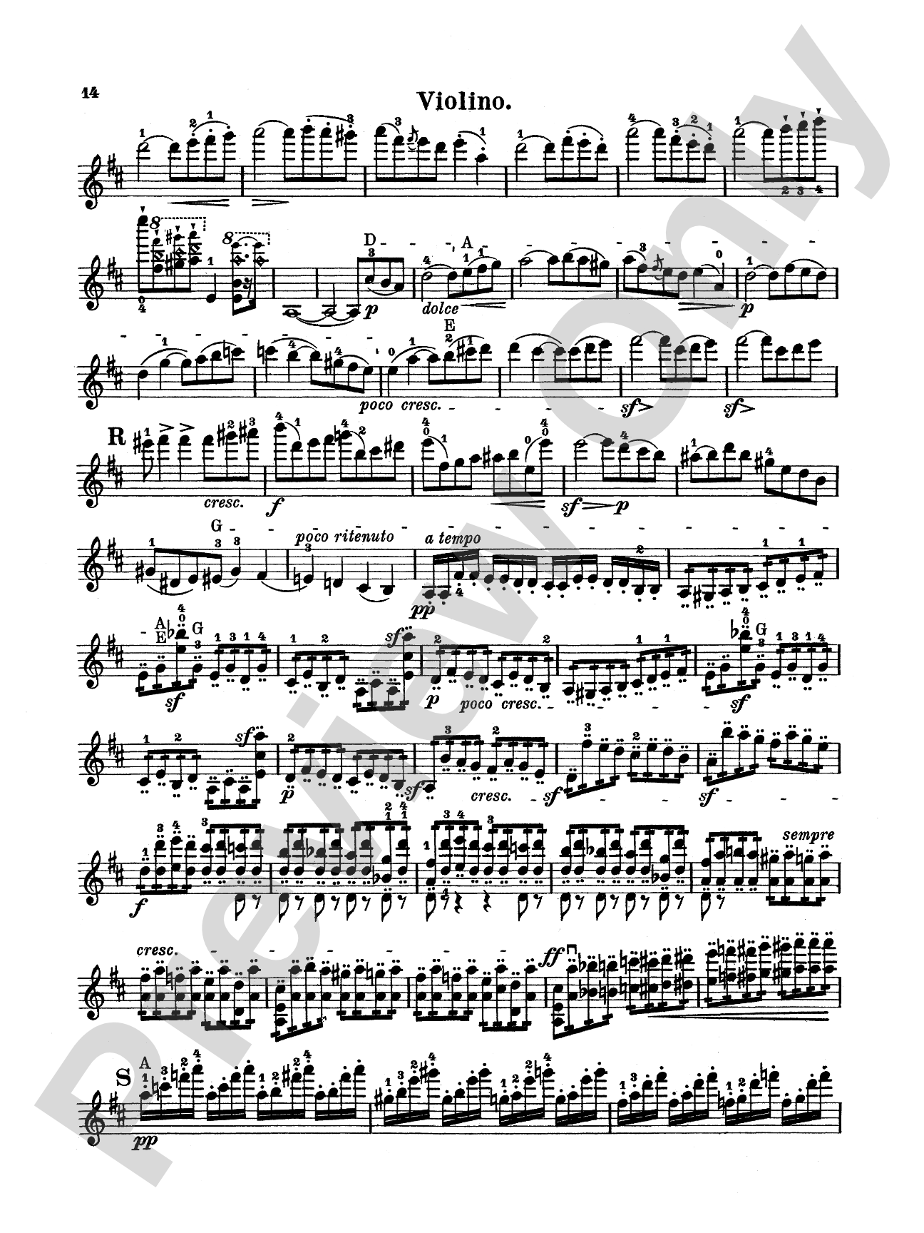 Tchaikovsky: Violin Concerto No. 4 in D Minor, Op. 31: Violin Book