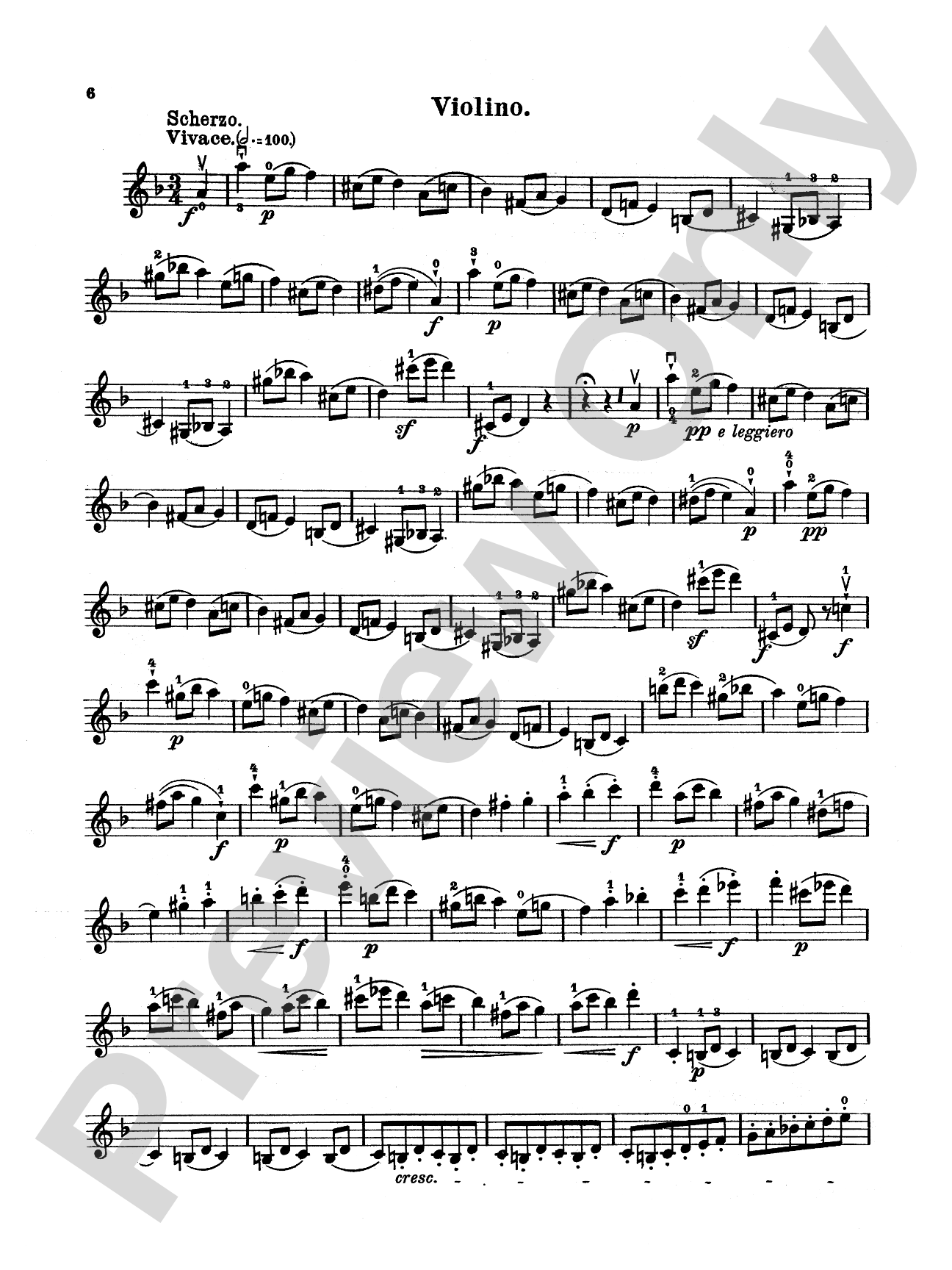 Tchaikovsky: Violin Concerto No. 4 in D Minor, Op. 31: Violin Book