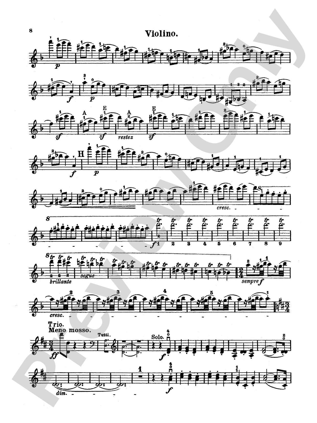 Tchaikovsky: Violin Concerto No. 4 in D Minor, Op. 31: Violin Book