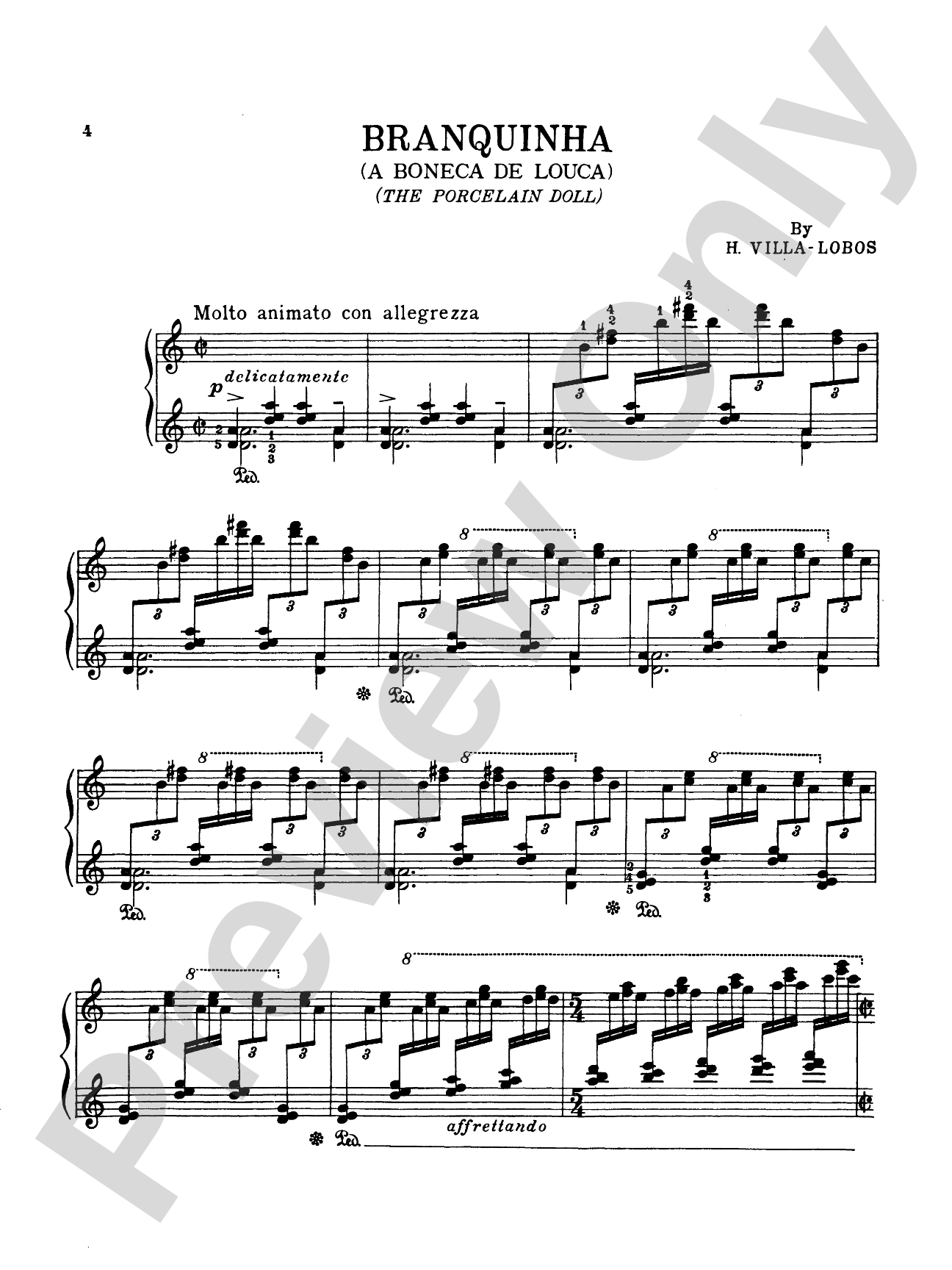 Villa-Lobos: The Baby's Family (Prole do Bebe), Volume I: Piano