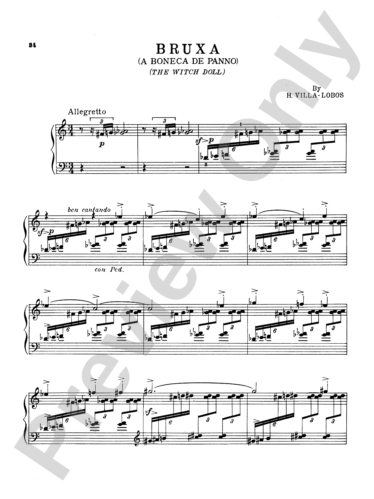 Villa-Lobos: The Baby's Family (Prole do Bebe), Volume I