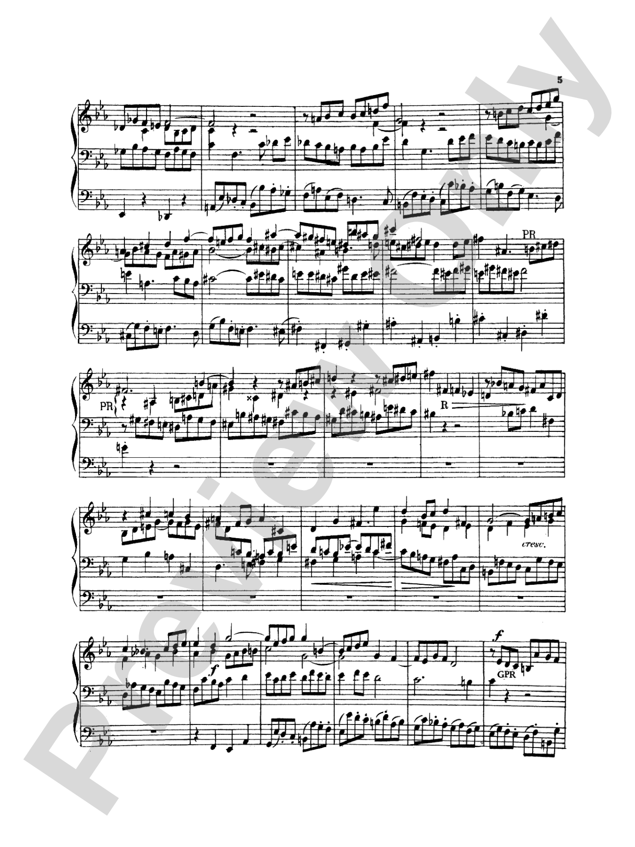 Widor: Symphony No. 1 in C Minor, Op. 13: Organ Sheet