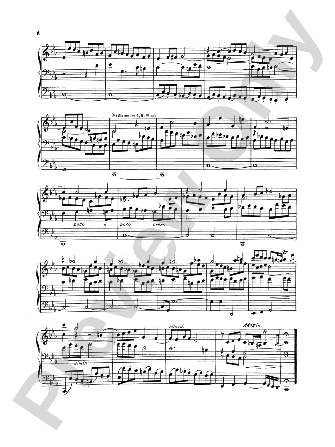 Widor: Symphony No. 1 in C Minor, Op. 13: Organ Sheet
