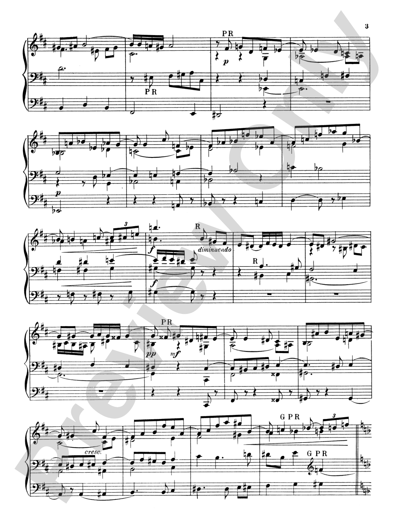 Widor: Symphony No. 2 in D Major, Op. 13: Organ Sheet