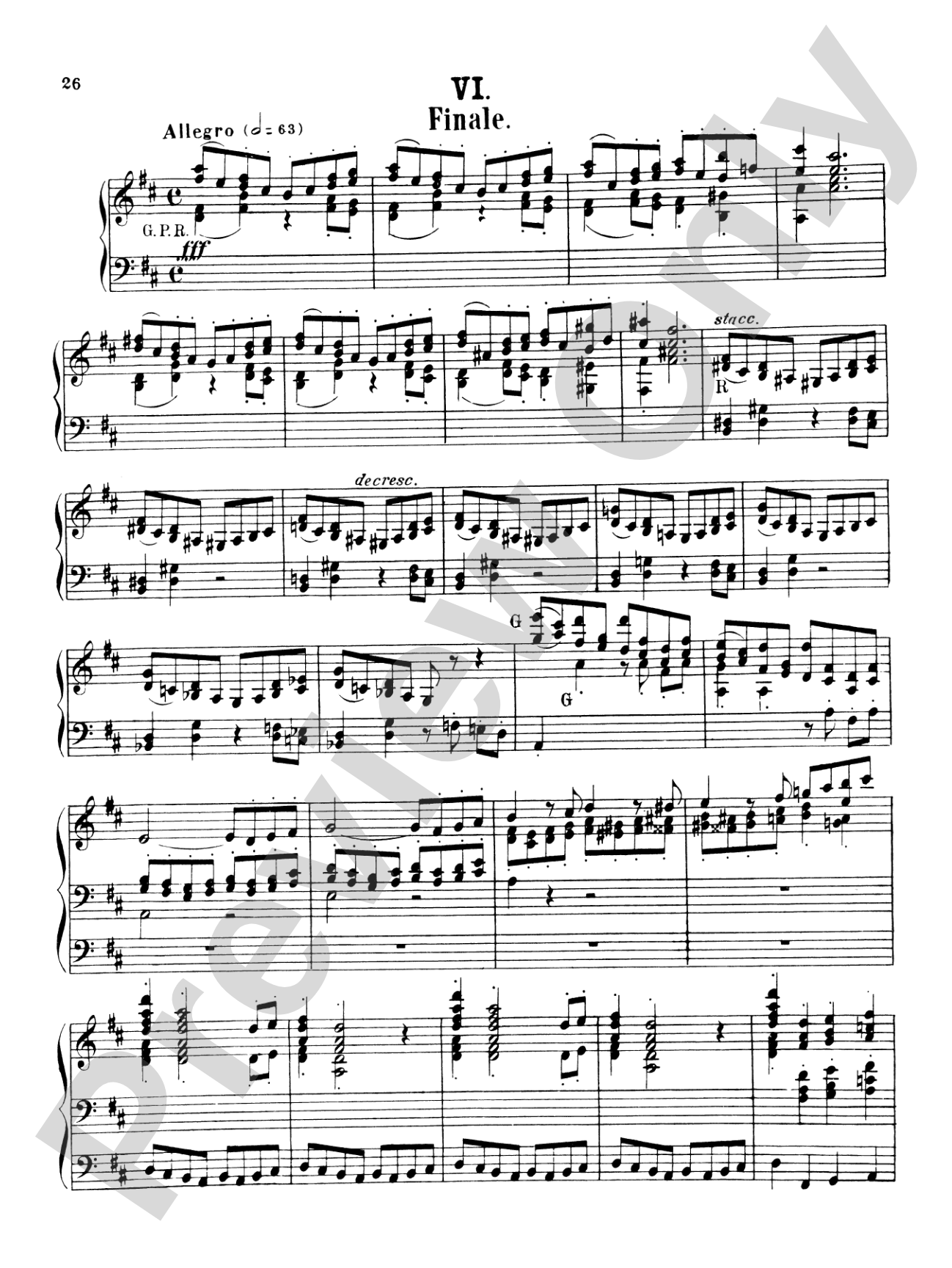 Widor: Symphony No. 2 in D Major, Op. 13