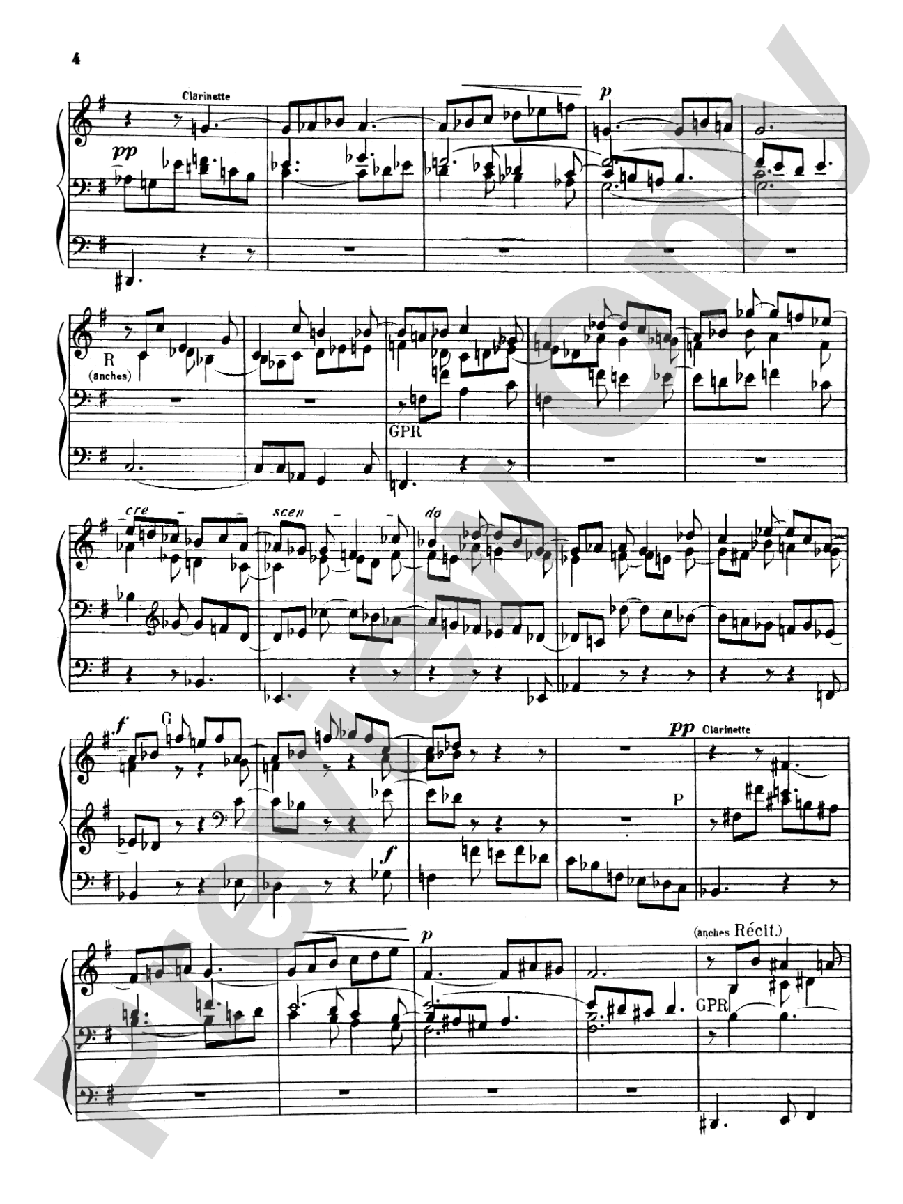 Widor: Symphony No. 3 in E Minor, Op. 13: Organ Sheet
