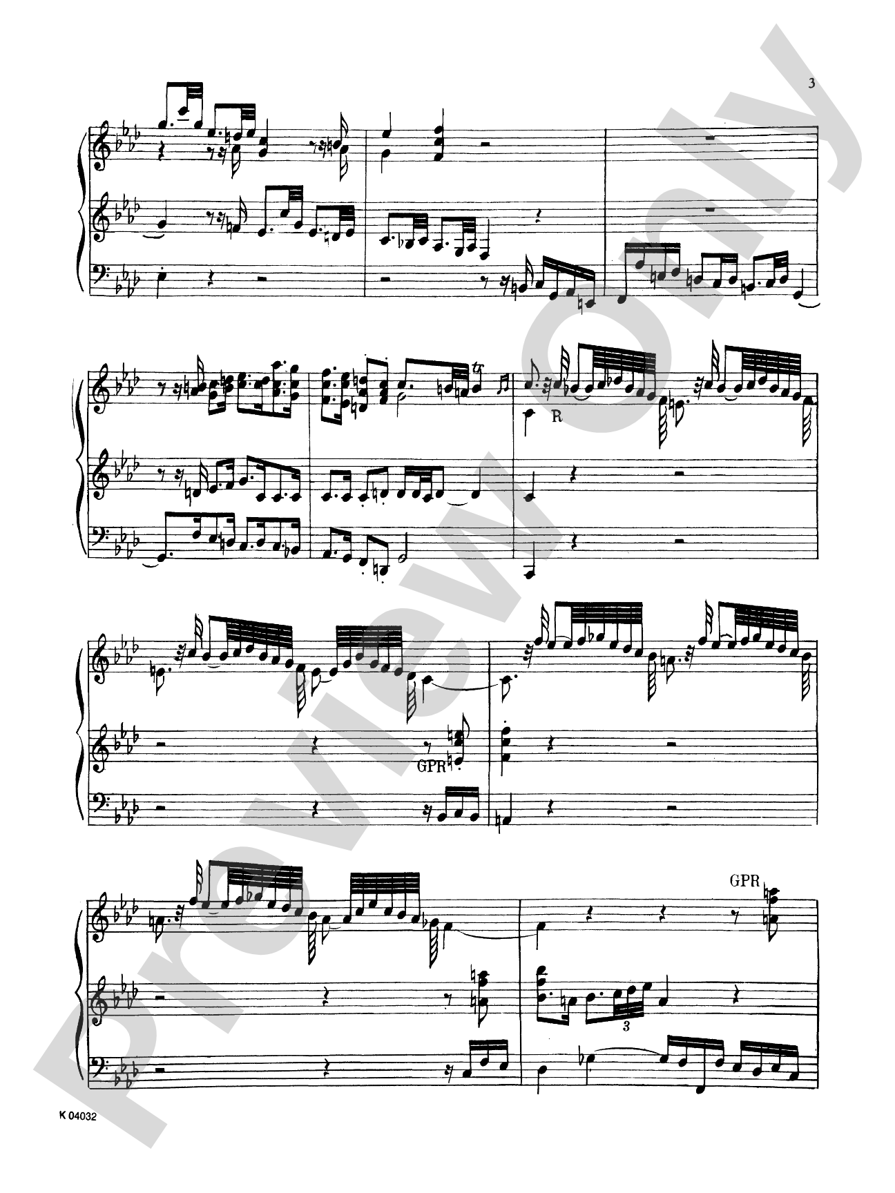 Widor: Symphony No. 4 in F Minor, Op. 13: Organ Sheet