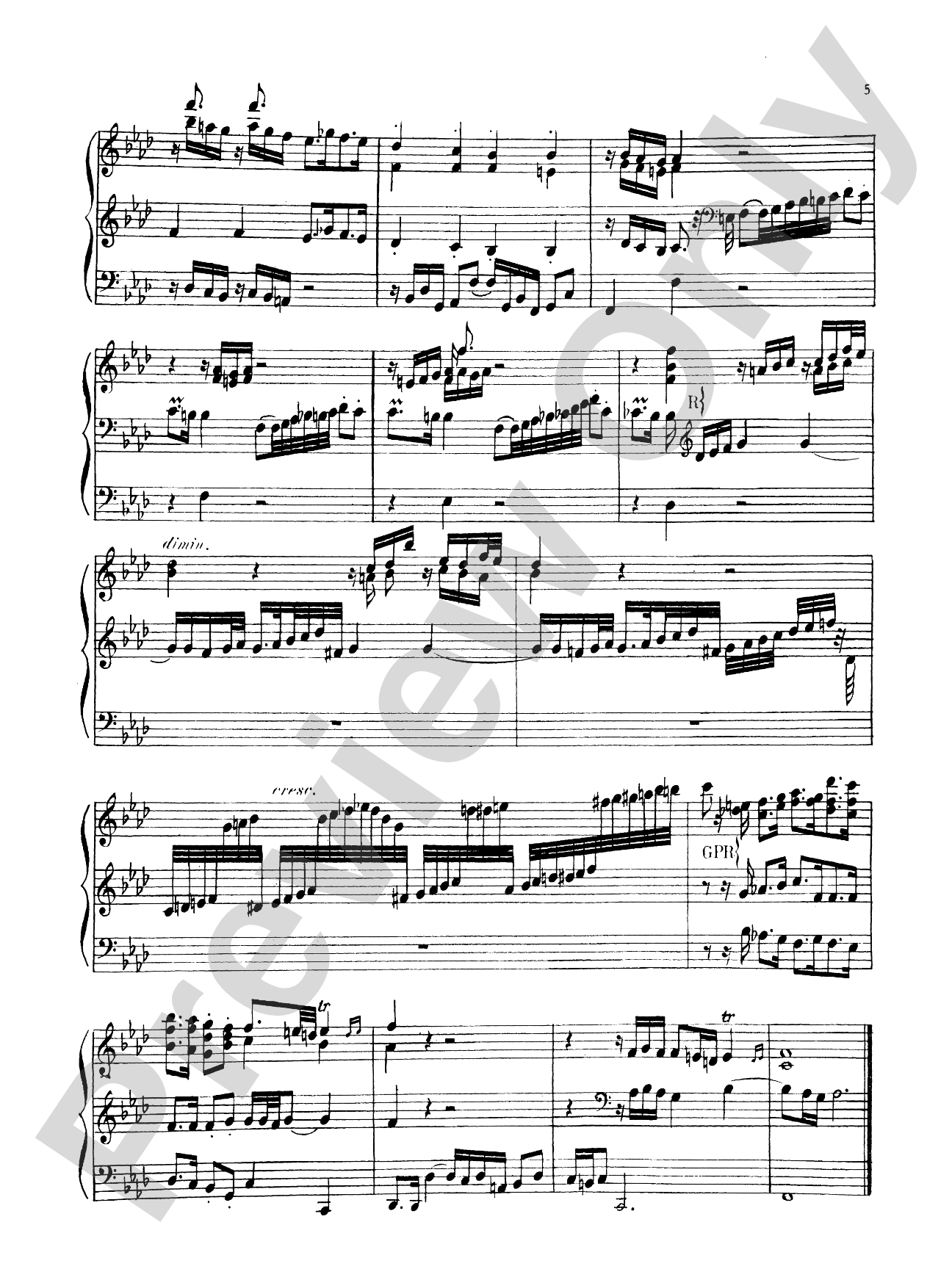 Widor: Symphony No. 4 in F Minor, Op. 13: Organ Sheet