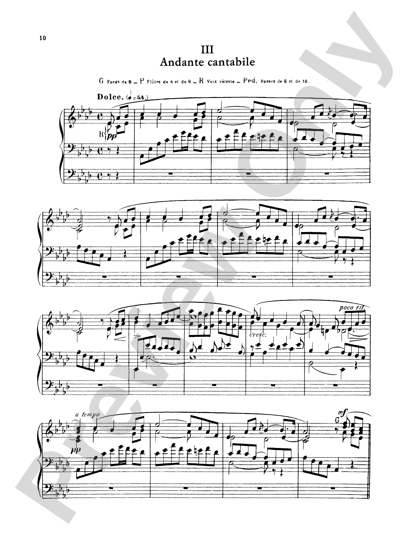 Widor: Symphony No. 4 in F Minor, Op. 13