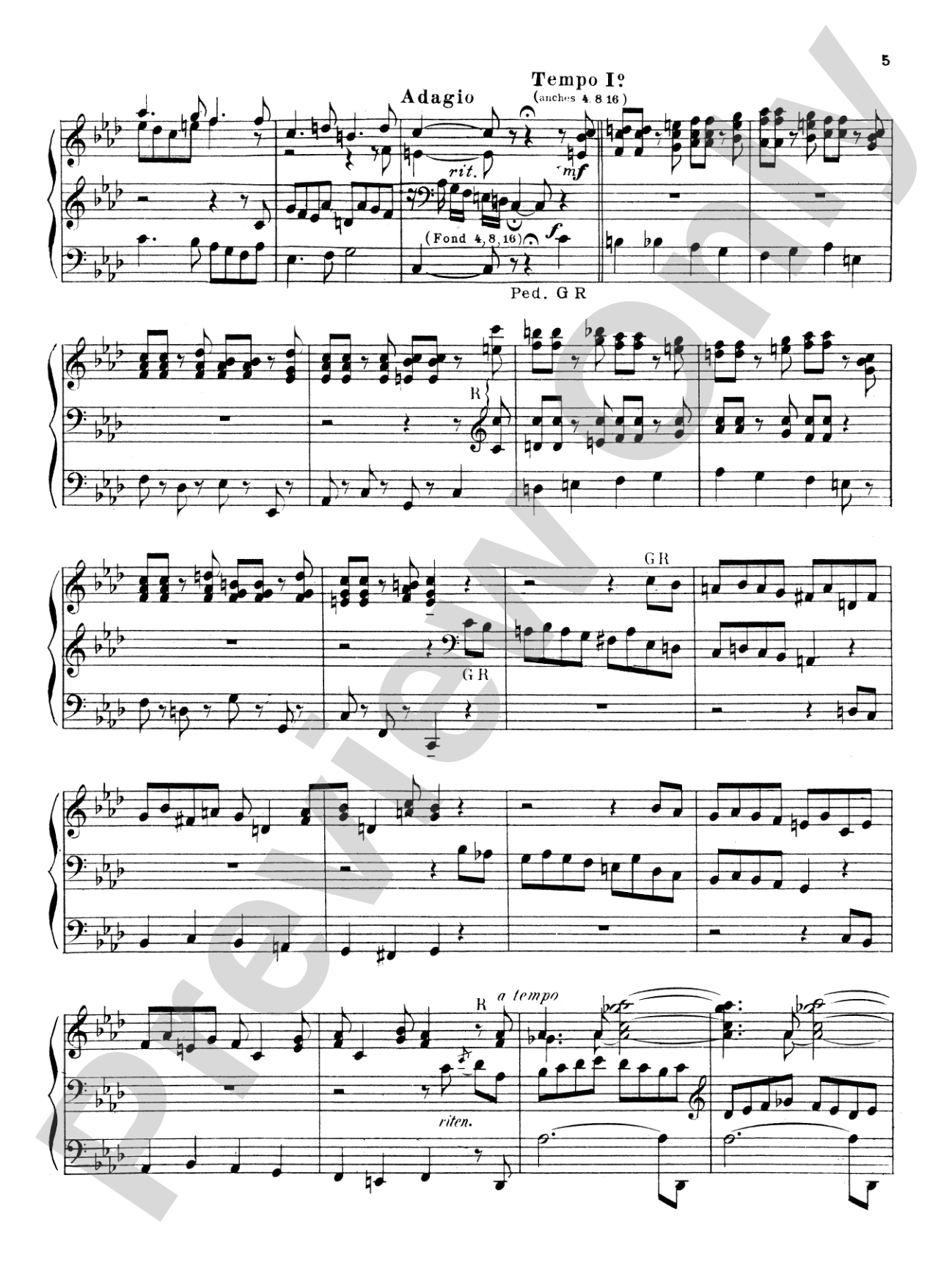 Widor: Symphony No. 5 in F, Op. 42: Organ Book