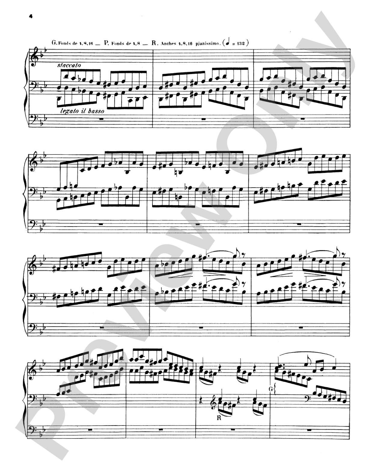 Widor: Symphony No. 6 in G Minor, Op. 42: Organ Sheet