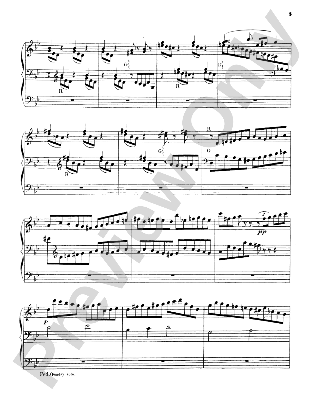 Widor: Symphony No. 6 in G Minor, Op. 42: Organ Sheet