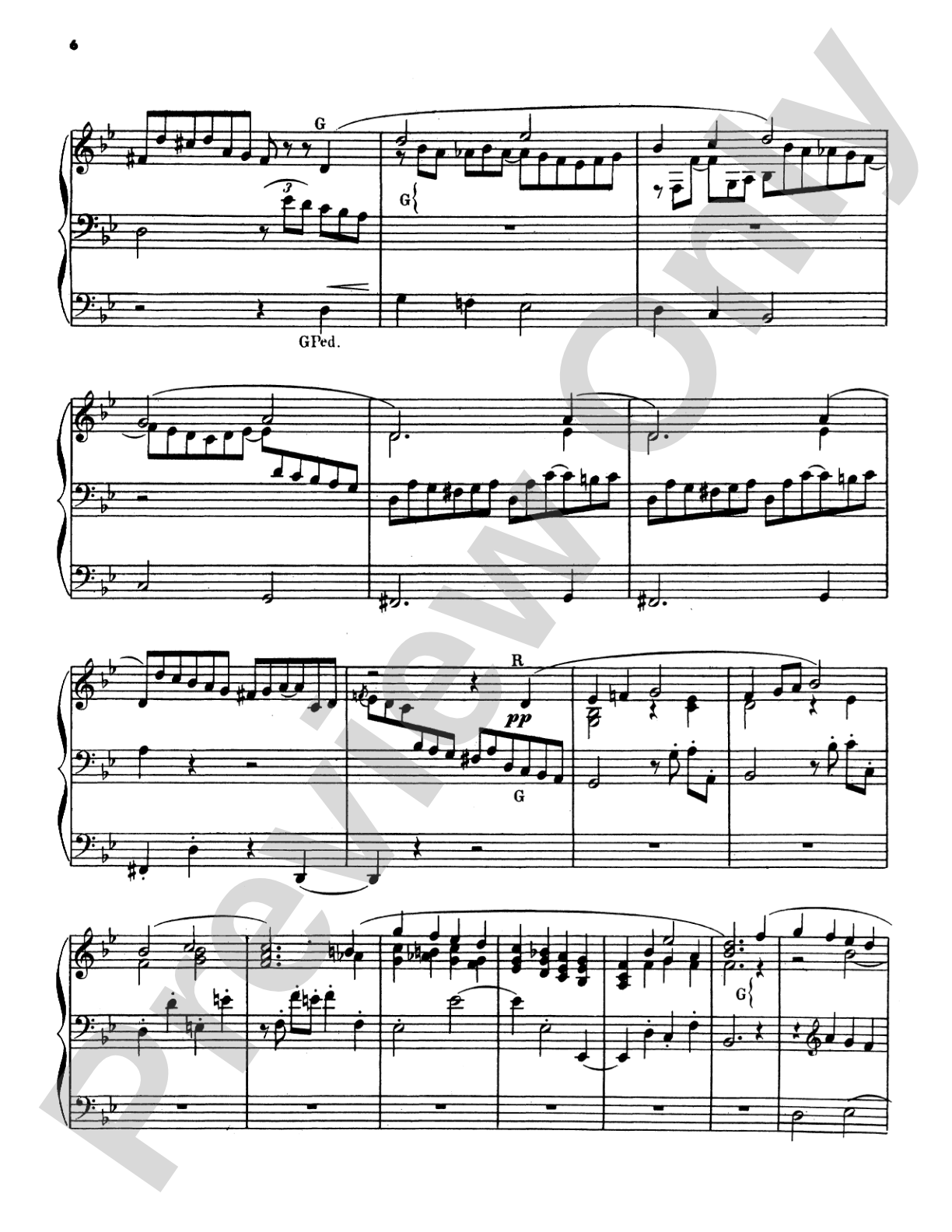 Widor: Symphony No. 6 in G Minor, Op. 42: Organ Sheet