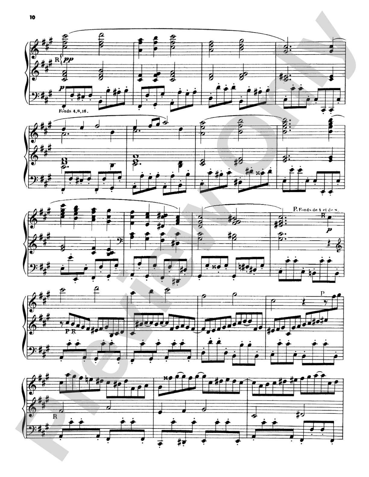 Widor: Symphony No. 6 in G Minor, Op. 42: Organ Sheet
