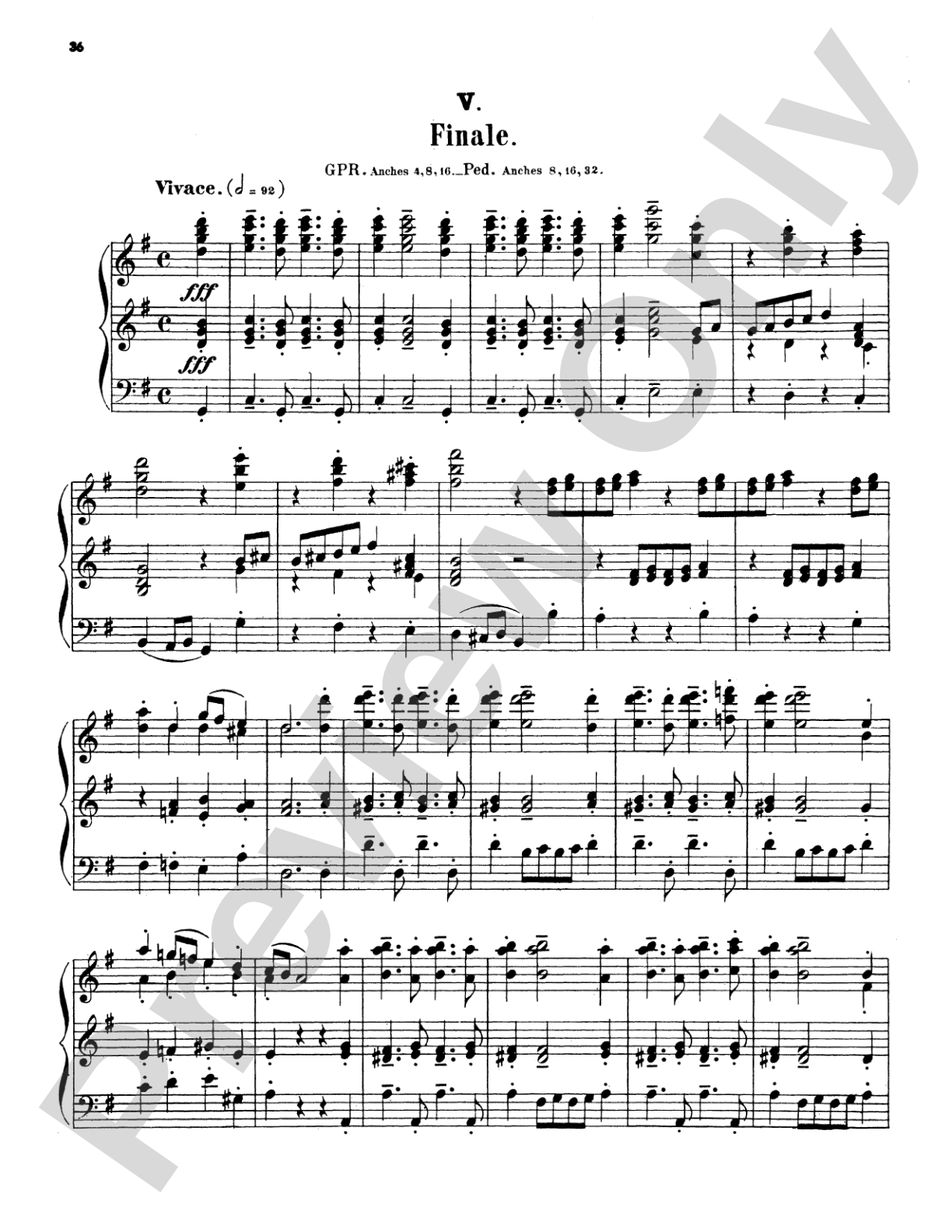 Widor: Symphony No. 6 in G Minor, Op. 42