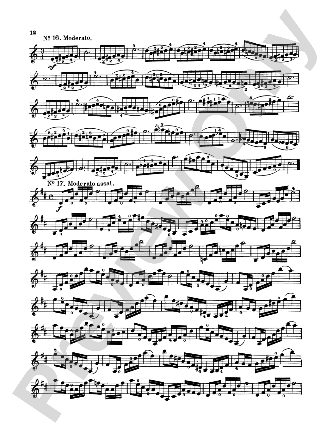 Wohlfahrt: Sixty Studies, Op. 45, Volume I (Nos. 1-30): Violin Book