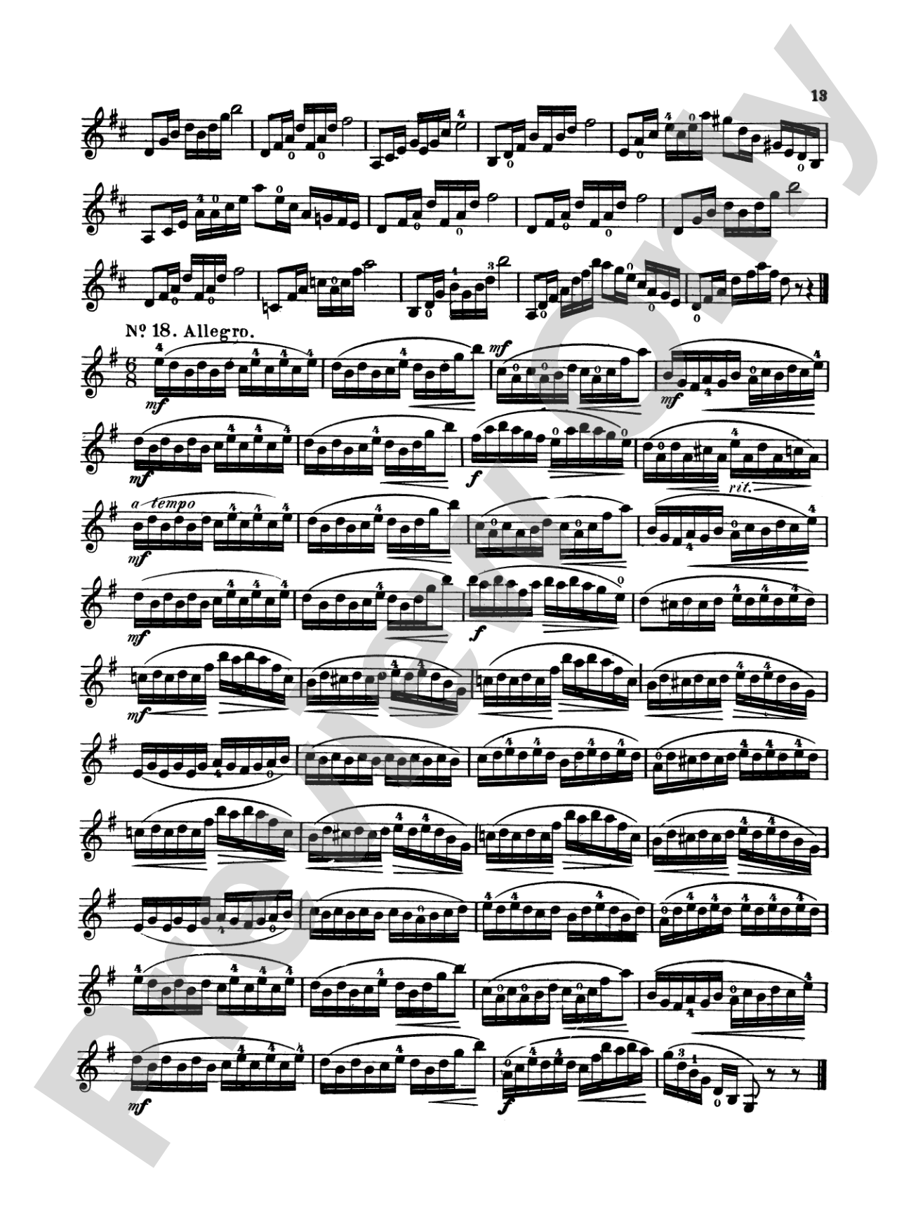 Wohlfahrt: Sixty Studies, Op. 45, Volume I (Nos. 1-30): Violin Book