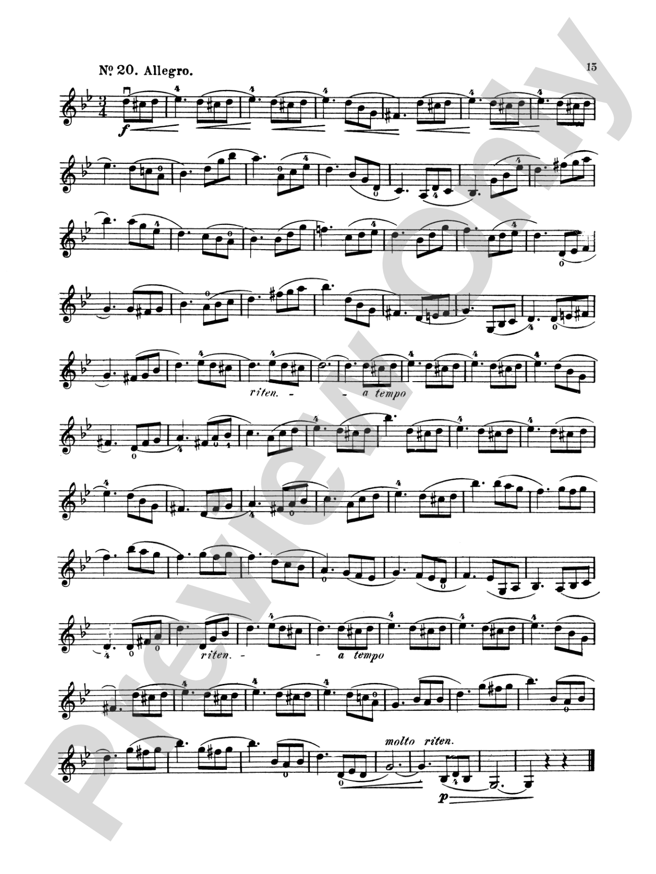 Wohlfahrt: Sixty Studies, Op. 45, Volume I (Nos. 1-30): Violin Book