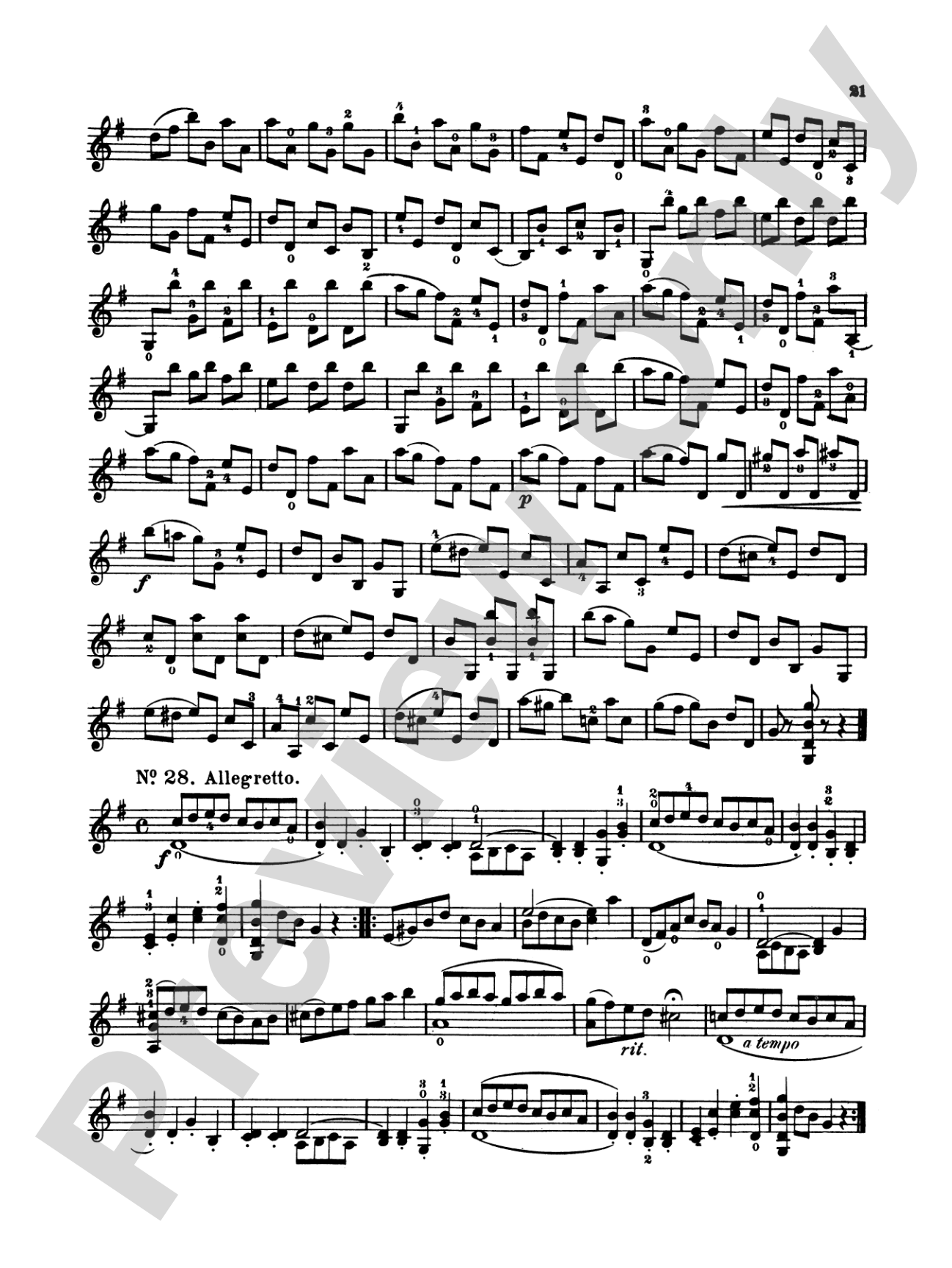 Wohlfahrt: Sixty Studies, Op. 45, Volume I (Nos. 1-30): Violin Book