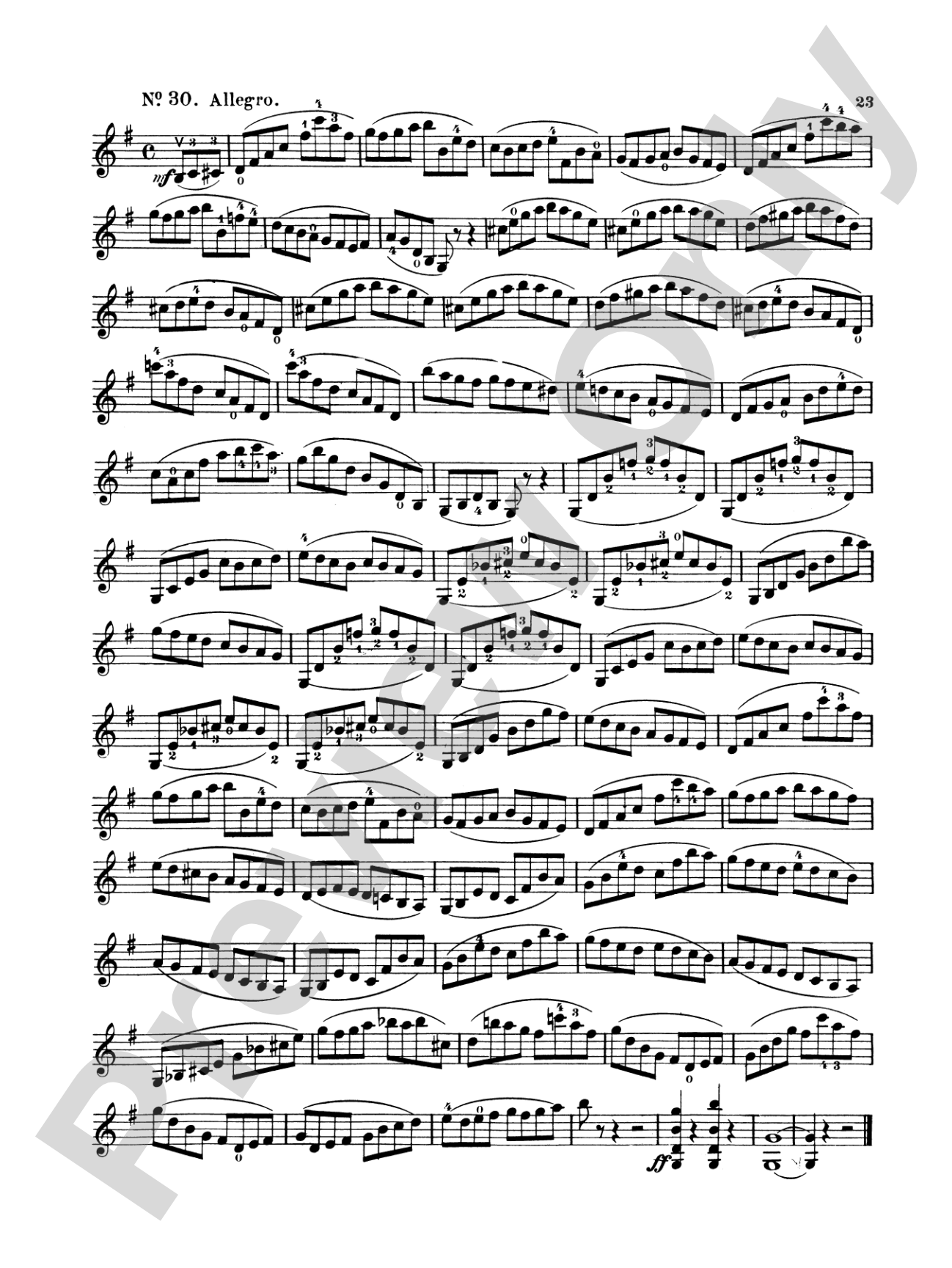 Wohlfahrt: Sixty Studies, Op. 45, Volume I (Nos. 1-30): Violin Book