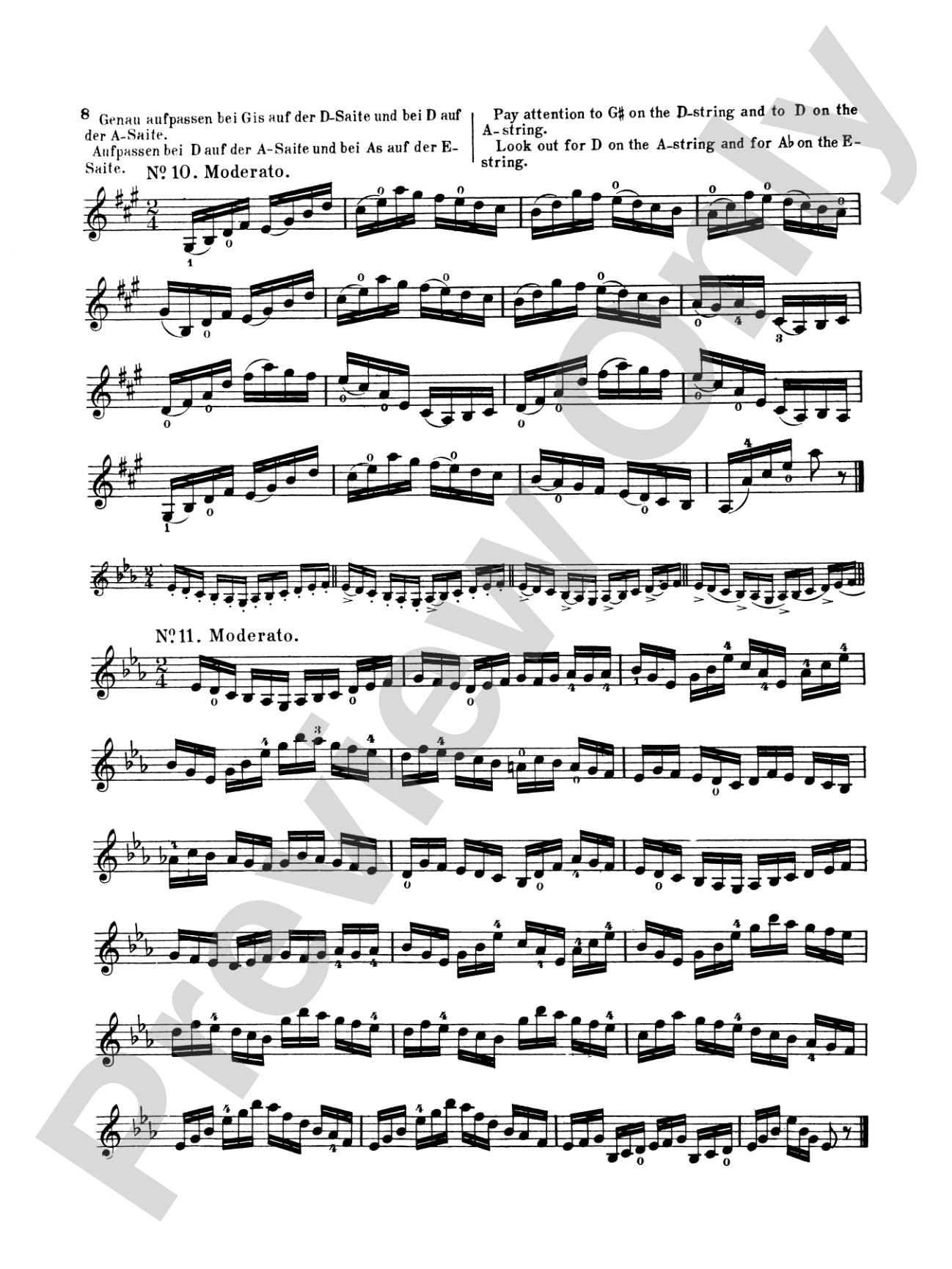 Wohlfahrt: Sixty Studies, Op. 45, Volume I (Nos. 1-30): Violin Book
