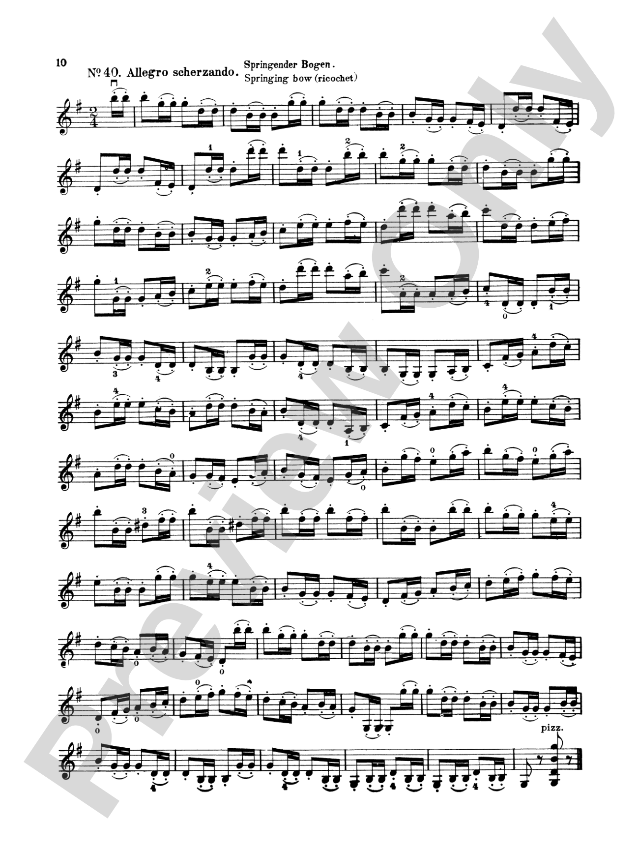 Wohlfahrt: Sixty Studies, Op. 45, Volume II (Nos. 31-60): Violin Book