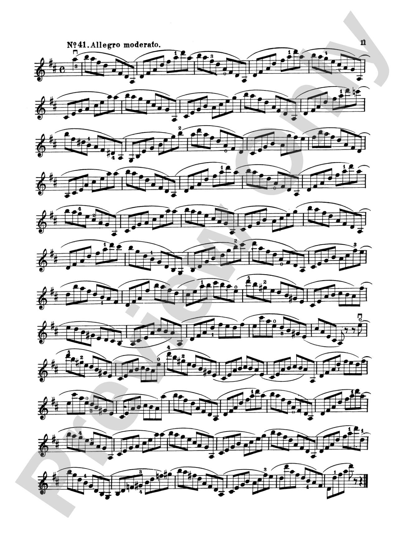 Wohlfahrt: Sixty Studies, Op. 45, Volume II (Nos. 31-60): Violin Book