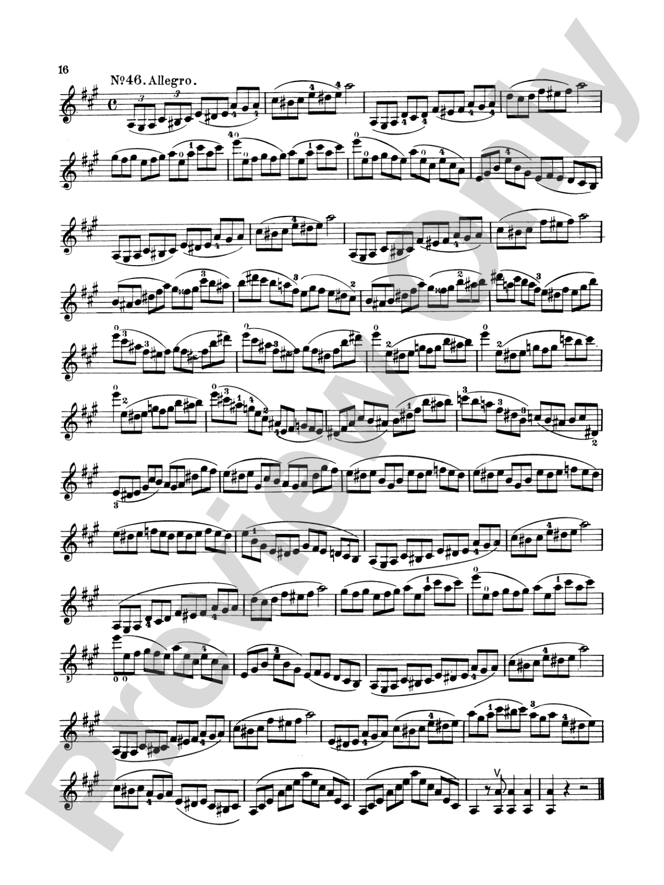 Wohlfahrt: Sixty Studies, Op. 45, Volume II (Nos. 31-60): Violin Book
