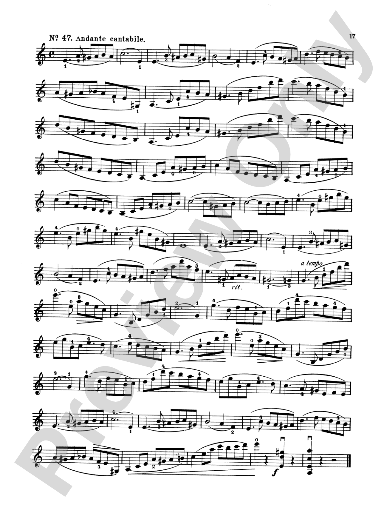 Wohlfahrt: Sixty Studies, Op. 45, Volume II (Nos. 31-60): Violin Book
