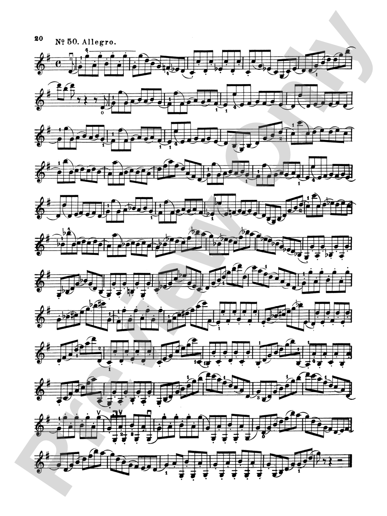 Wohlfahrt: Sixty Studies, Op. 45, Volume II (Nos. 31-60): Violin Book