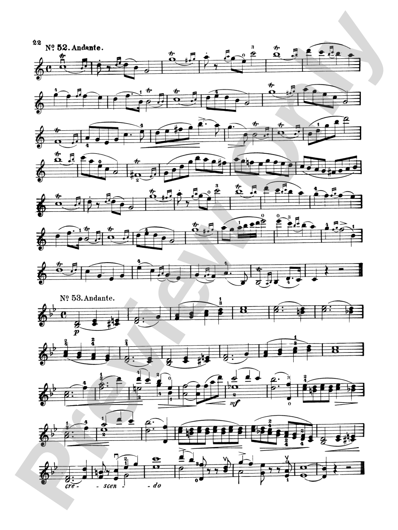 Wohlfahrt: Sixty Studies, Op. 45, Volume II (Nos. 31-60): Violin Book