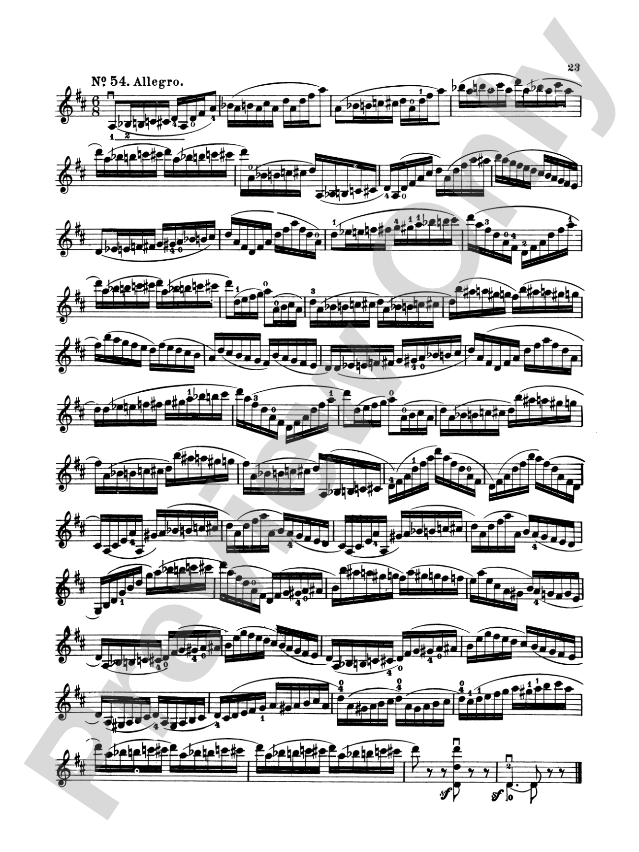 Wohlfahrt: Sixty Studies, Op. 45, Volume II (Nos. 31-60): Violin Book