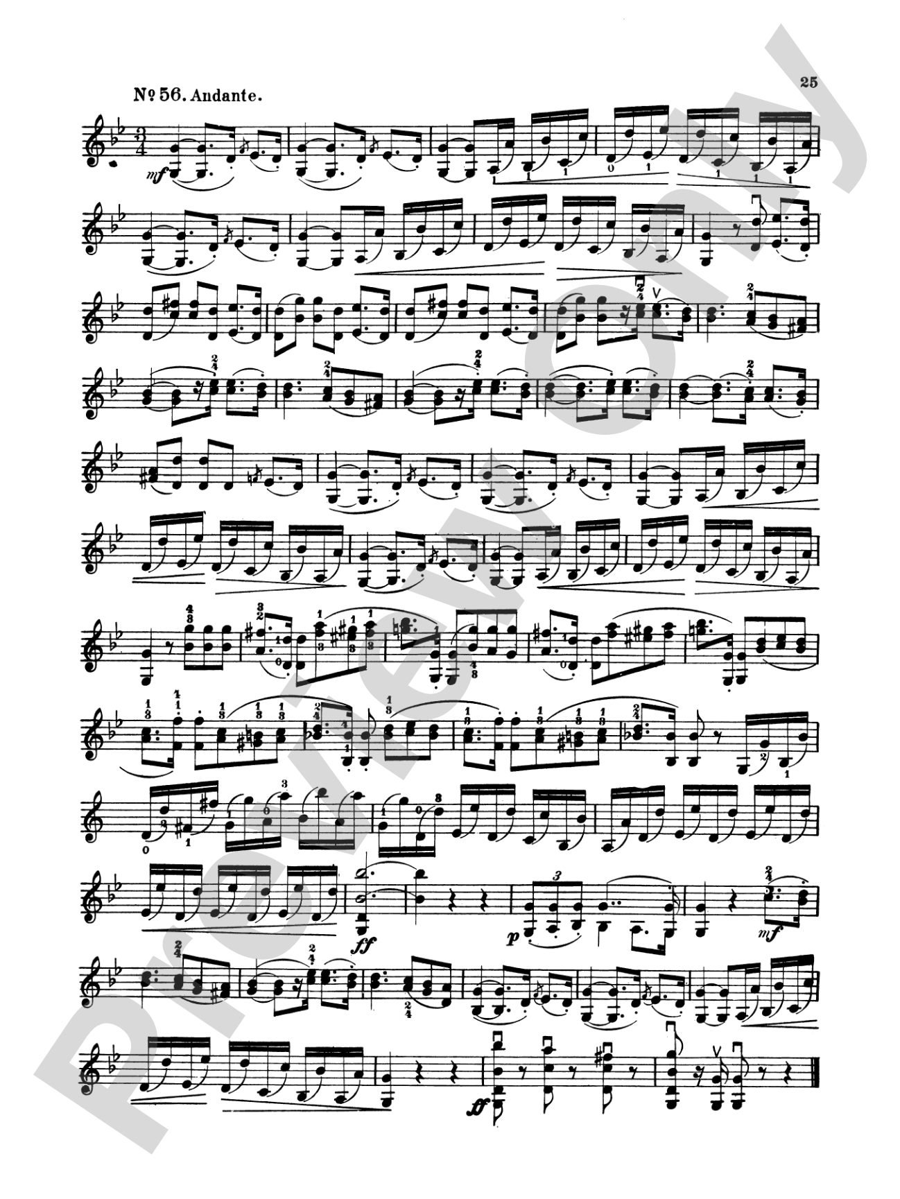 Wohlfahrt: Sixty Studies, Op. 45, Volume II (Nos. 31-60): Violin Book