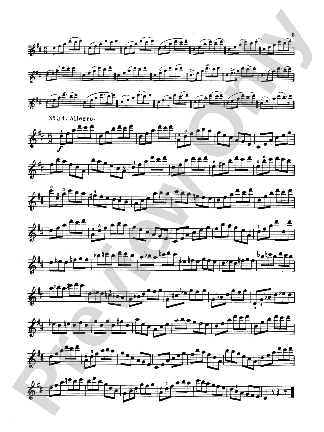 Wohlfahrt: Sixty Studies, Op. 45, Volume II (Nos. 31-60)