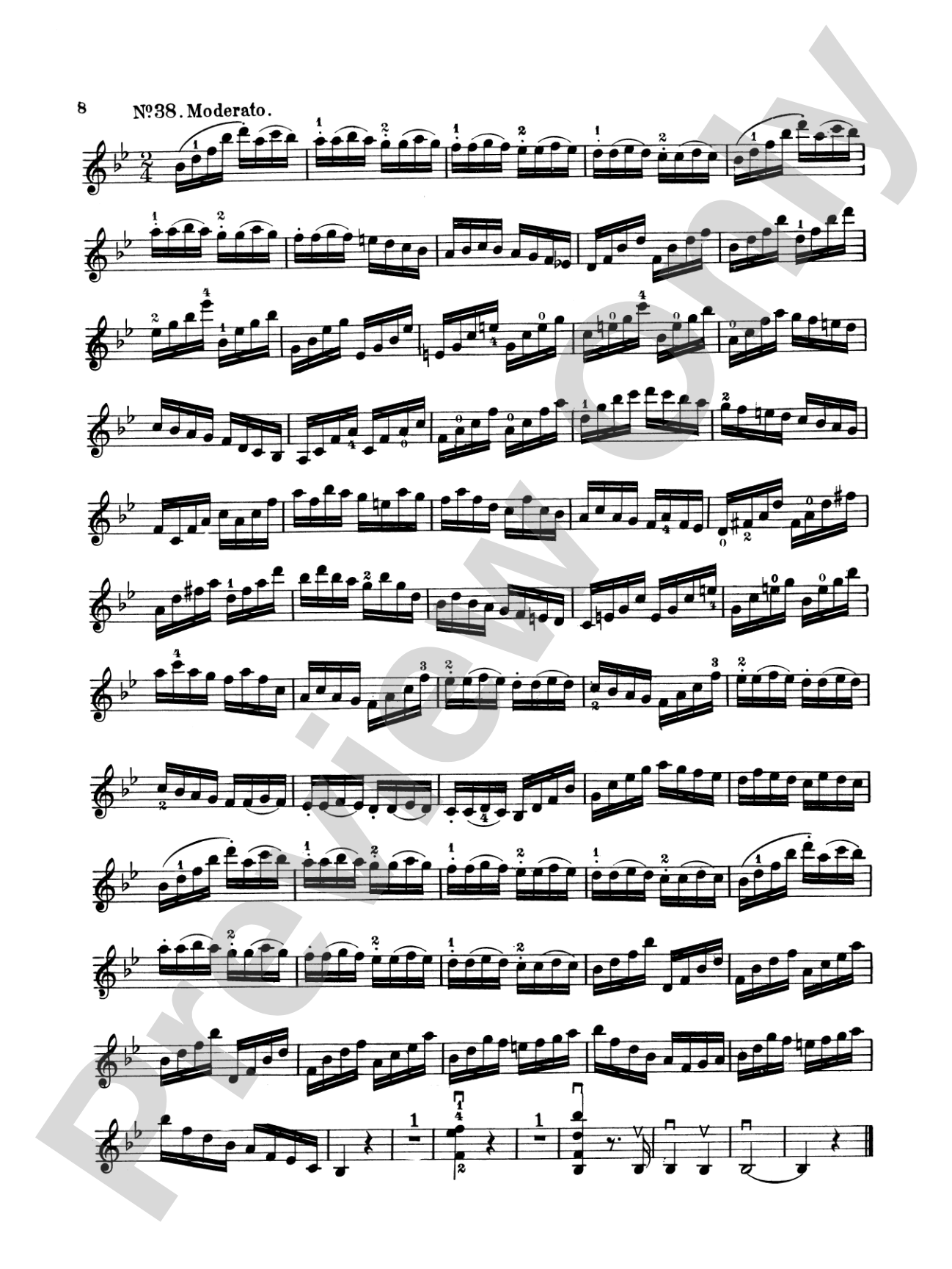 Wohlfahrt: Sixty Studies, Op. 45, Volume II (Nos. 31-60): Violin Book