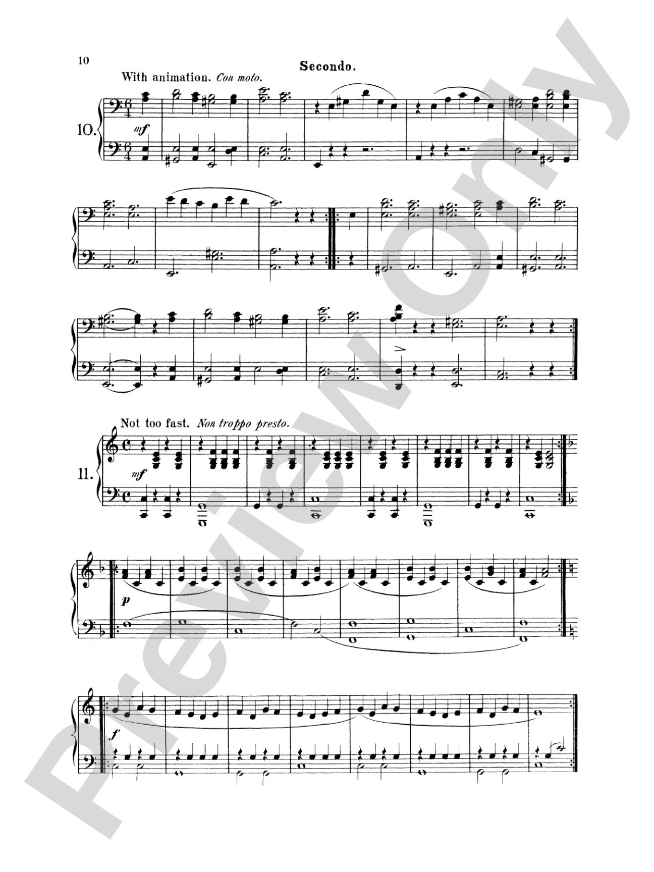 Wohlfahrt: Easy Four Hand Pieces for Children, Op. 87: Piano Duet (1 Piano, 4 Hands) Book