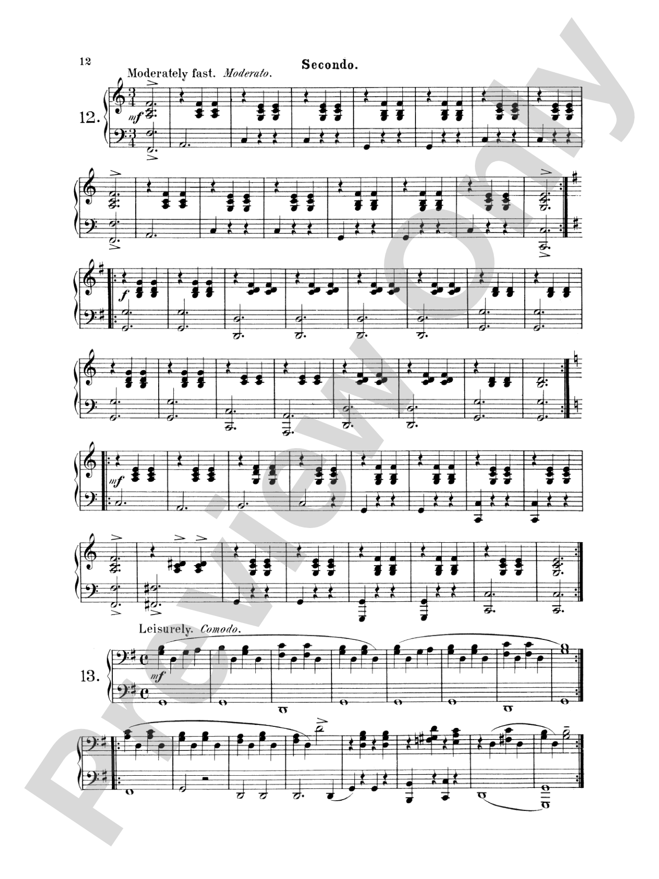 Wohlfahrt: Easy Four Hand Pieces for Children, Op. 87: Piano Duet (1 Piano, 4 Hands) Book