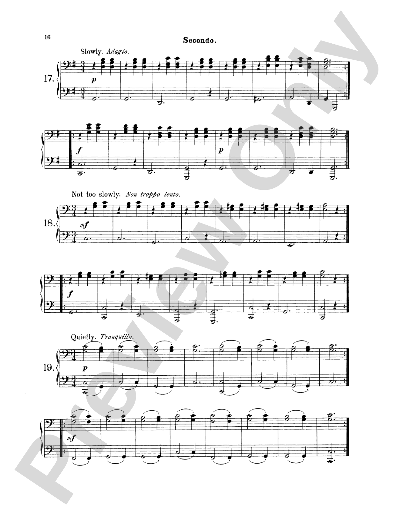 Wohlfahrt: Easy Four Hand Pieces for Children, Op. 87: Piano Duet (1 Piano, 4 Hands) Book
