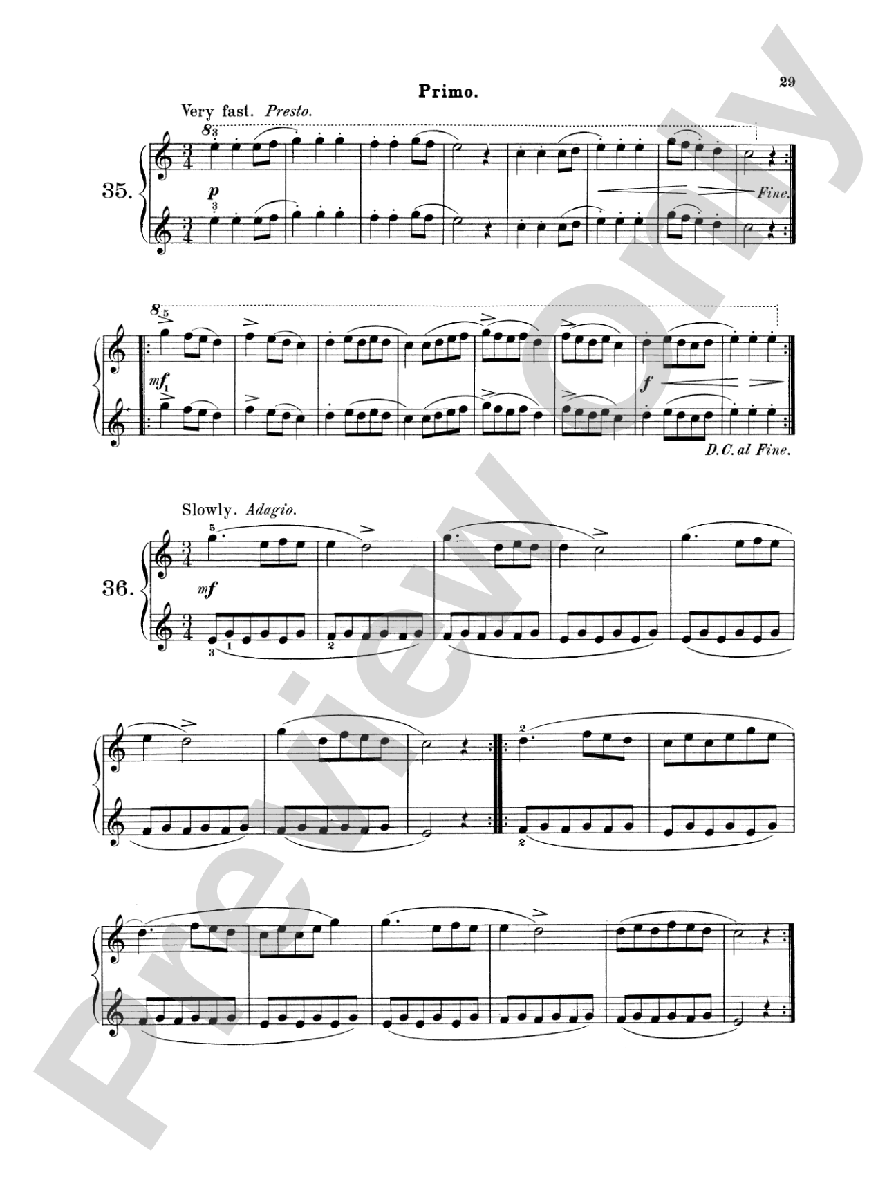 Wohlfahrt: Easy Four Hand Pieces for Children, Op. 87: Piano Duet (1 Piano, 4 Hands) Book