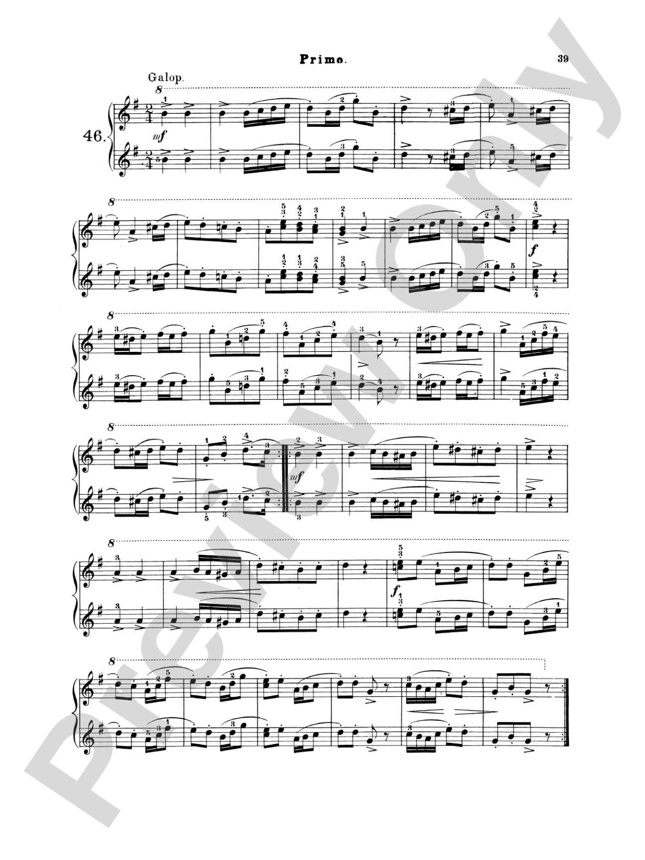 Wohlfahrt: Easy Four Hand Pieces for Children, Op. 87: Piano Duet (1 Piano, 4 Hands) Book