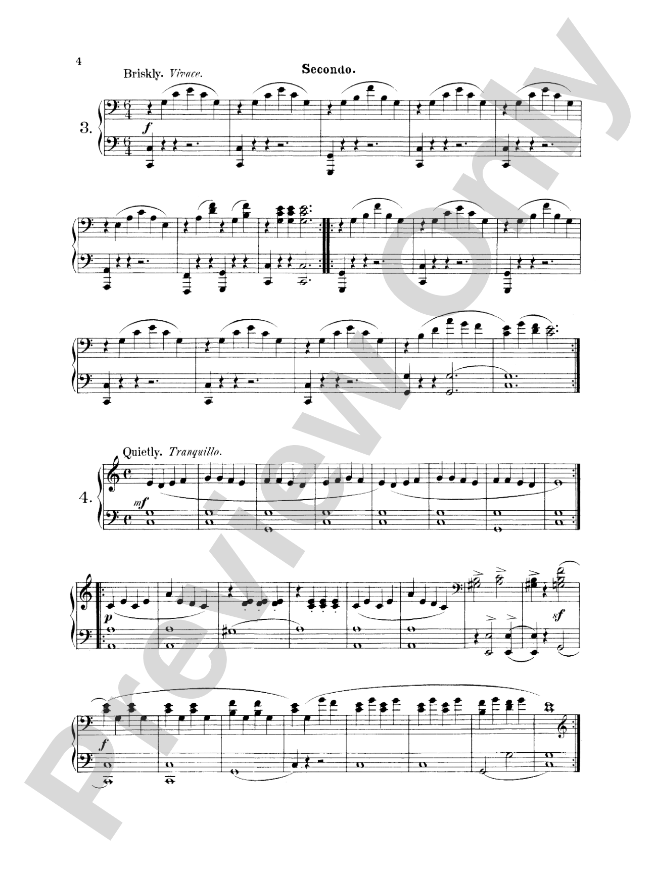 Wohlfahrt: Easy Four Hand Pieces for Children, Op. 87: Piano Duet (1 Piano, 4 Hands) Book