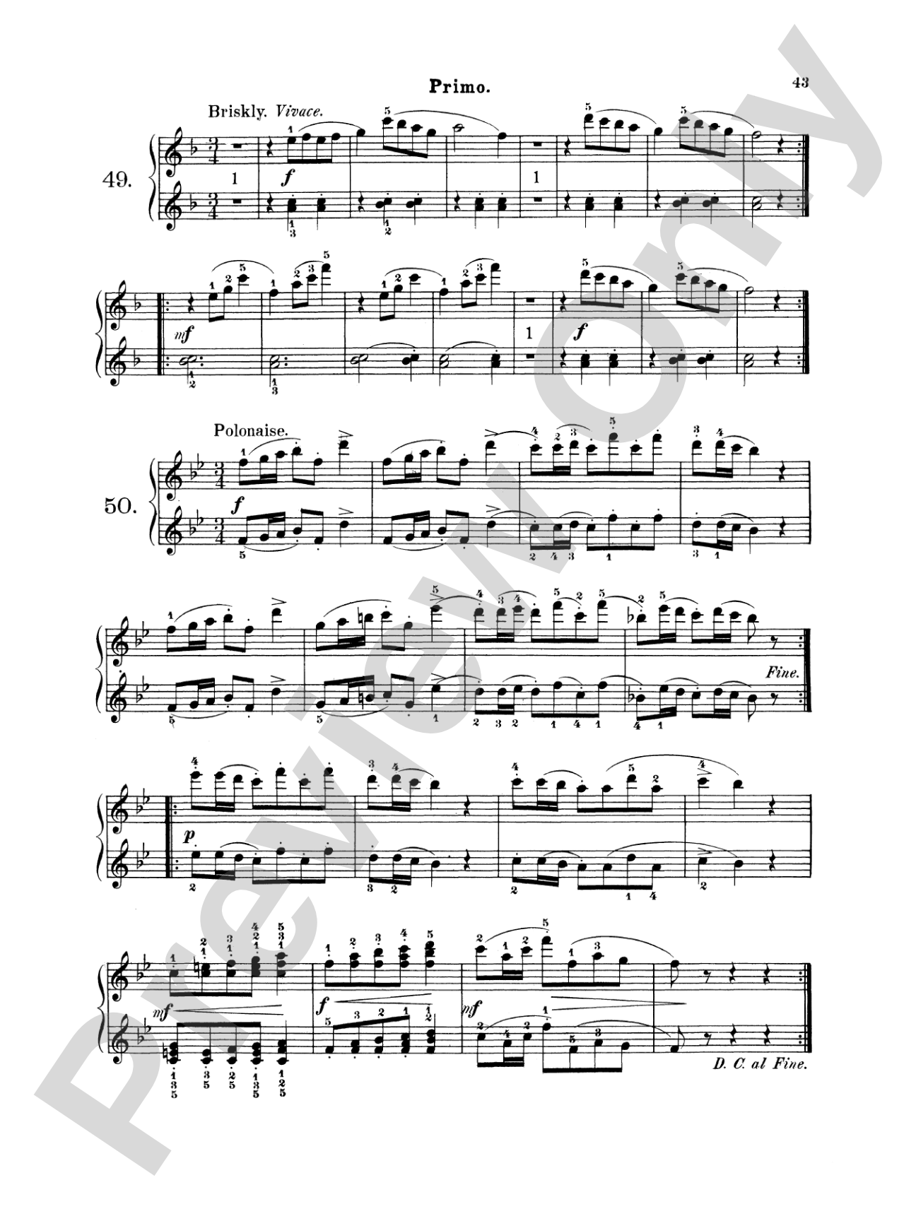 Wohlfahrt: Easy Four Hand Pieces for Children, Op. 87: Piano Duet (1 Piano, 4 Hands) Book