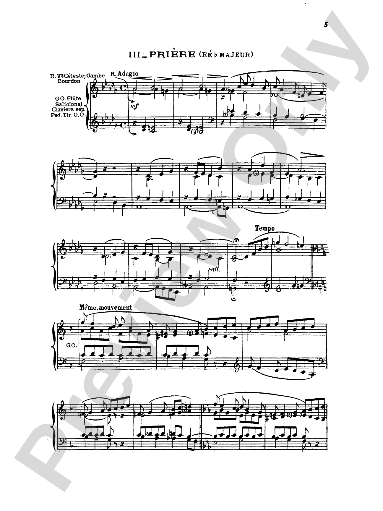 Vierne: Ten Pieces in Different Styles