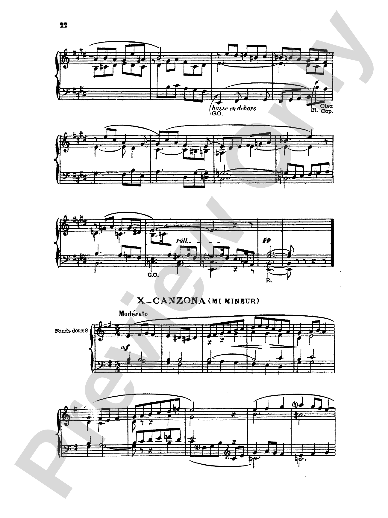 Vierne: Ten Pieces in Different Styles
