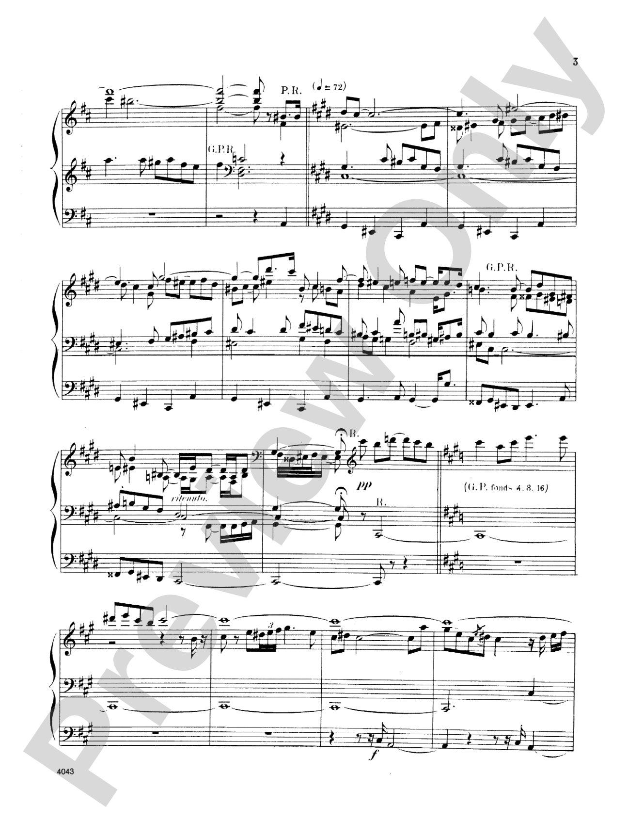 Widor: Symphonie Romaine, Op. 73: Organ Sheet