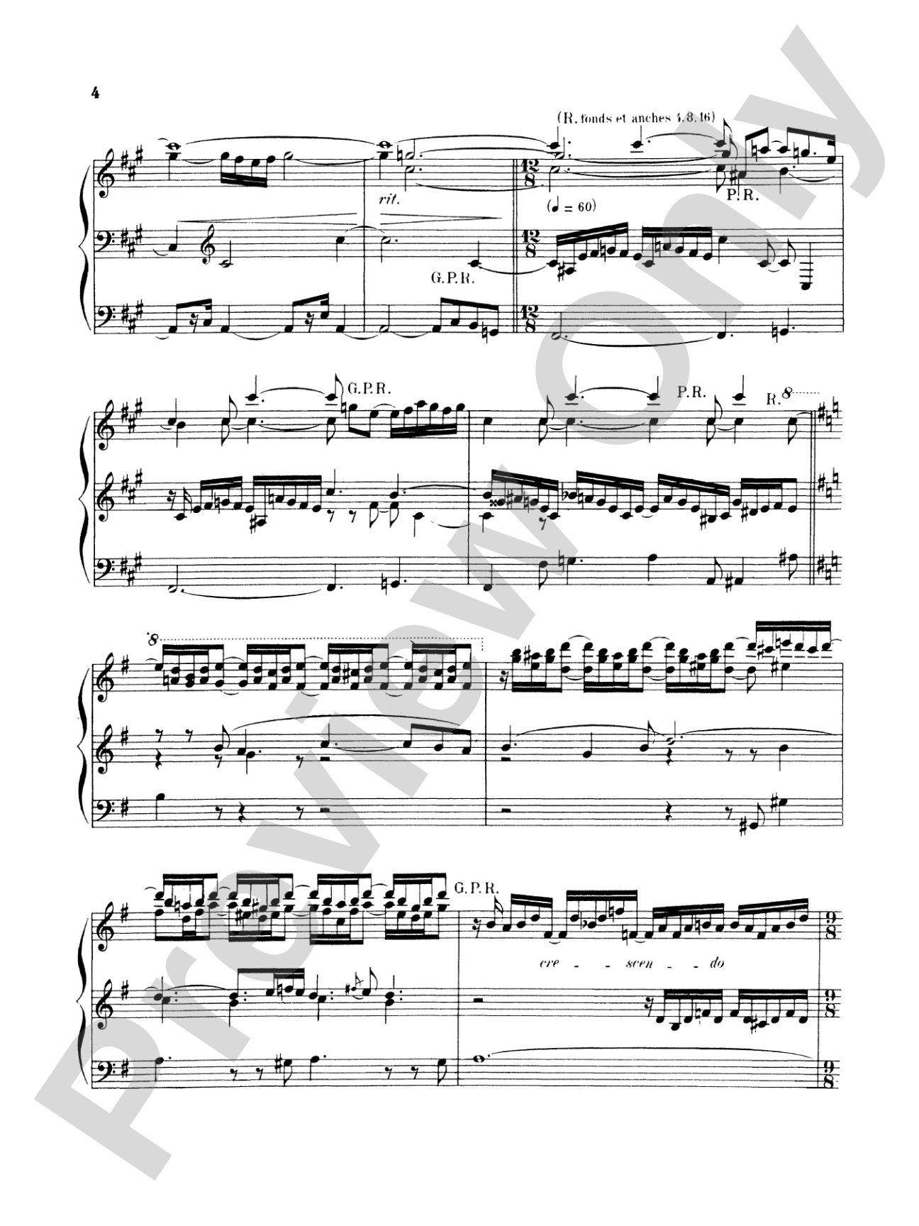 Widor: Symphonie Romaine, Op. 73: Organ Sheet