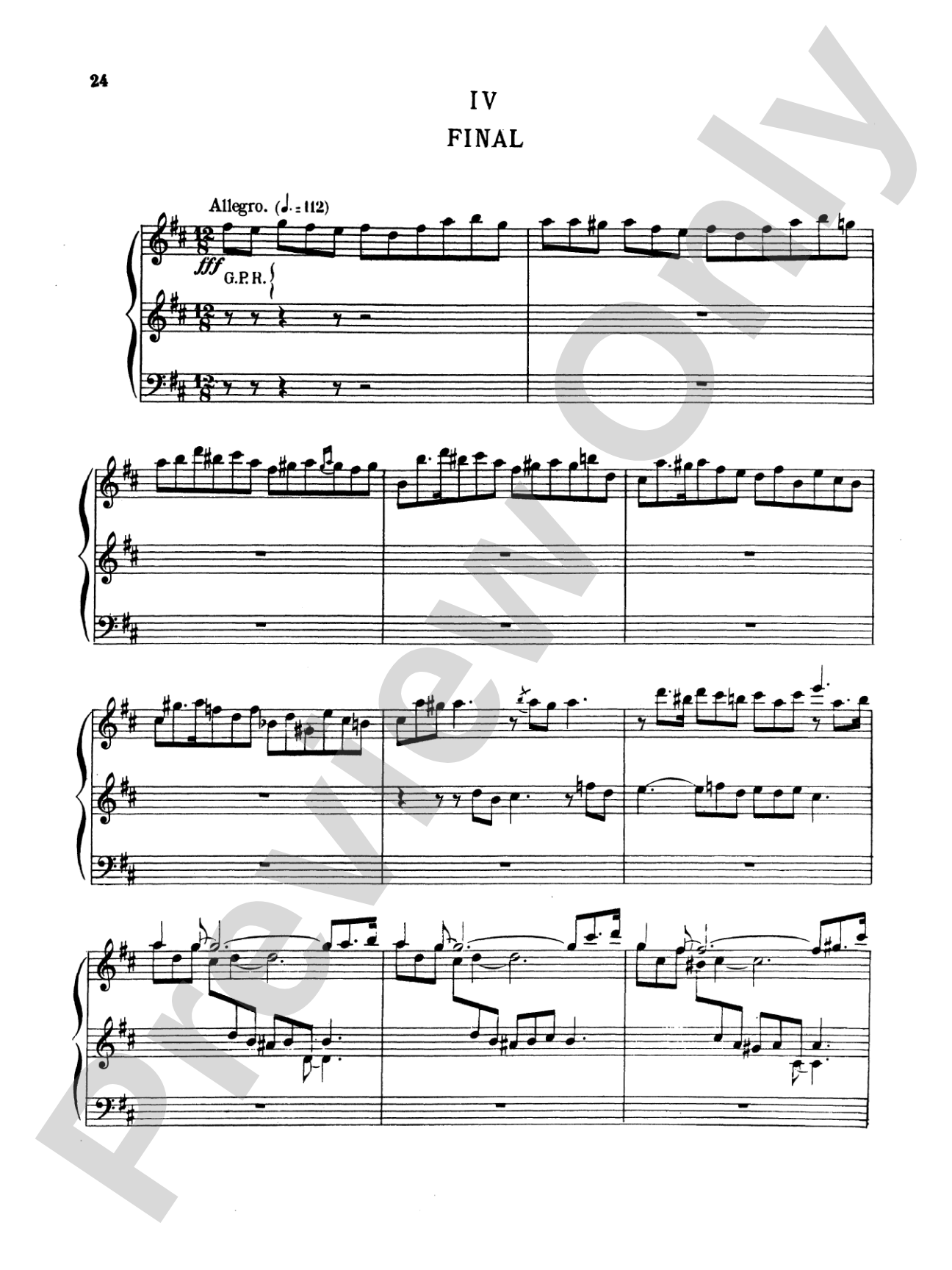 Widor: Symphonie Romaine, Op. 73