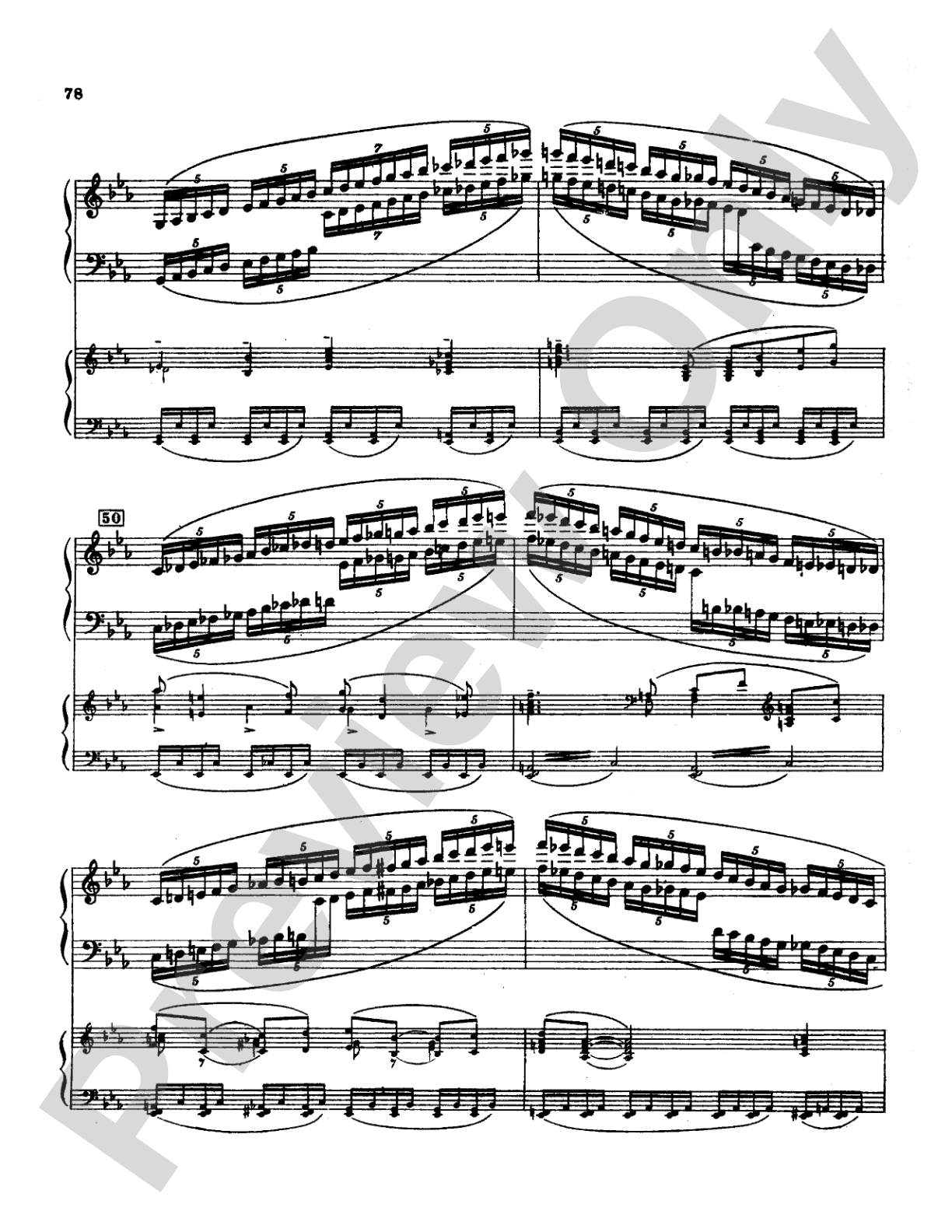 Tchaikovsky: Allegro Brillante (1st movement of Piano Concerto No. 3, Op. 75): Piano Duo (2 Pianos, 4 Hands) Book (2 copies required)