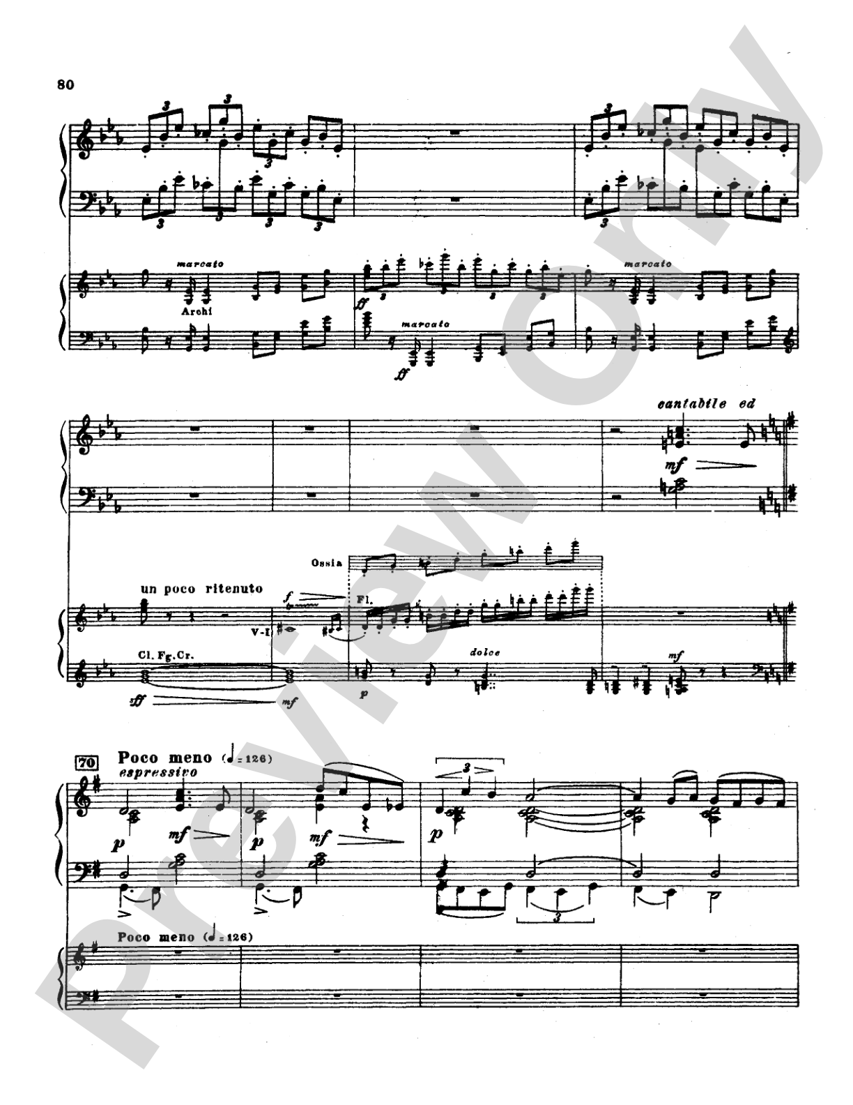 Tchaikovsky: Allegro Brillante (1st movement of Piano Concerto No. 3, Op. 75): Piano Duo (2 Pianos, 4 Hands) Book (2 copies required)